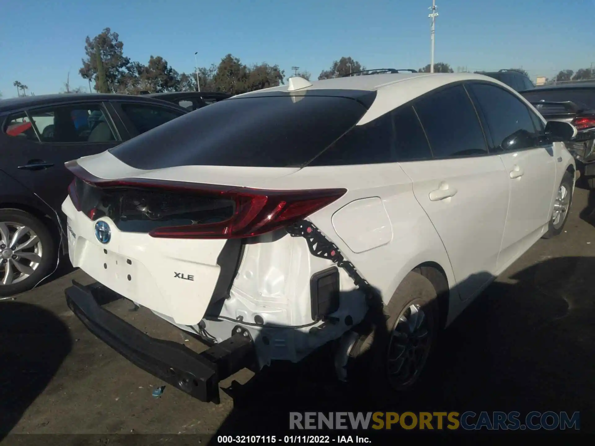 4 Photograph of a damaged car JTDKARFP9L3131414 TOYOTA PRIUS PRIME 2020