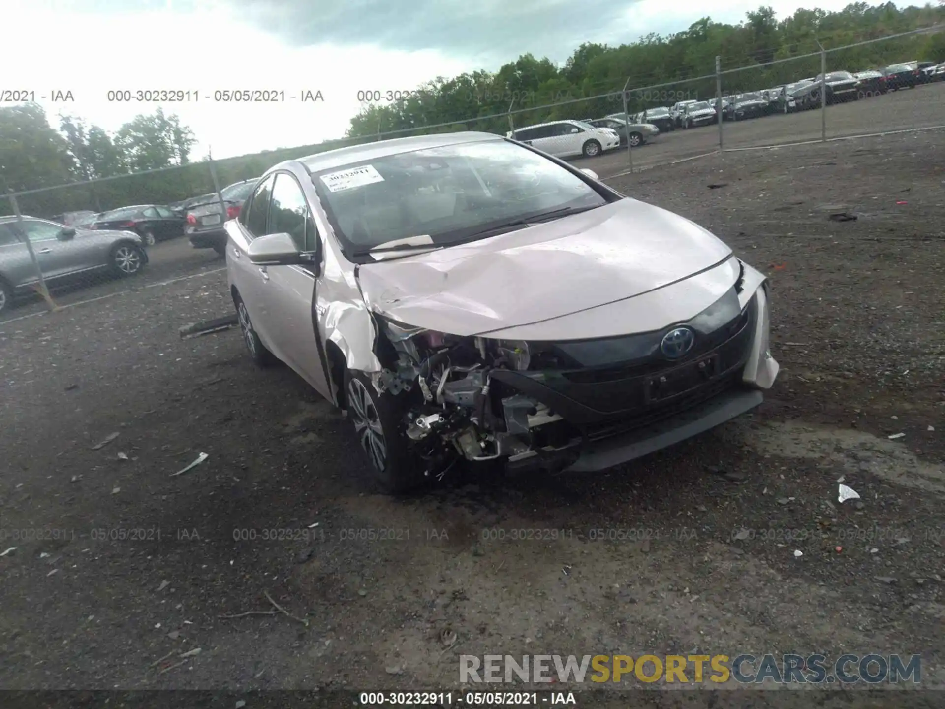 6 Photograph of a damaged car JTDKARFP9L3133891 TOYOTA PRIUS PRIME 2020