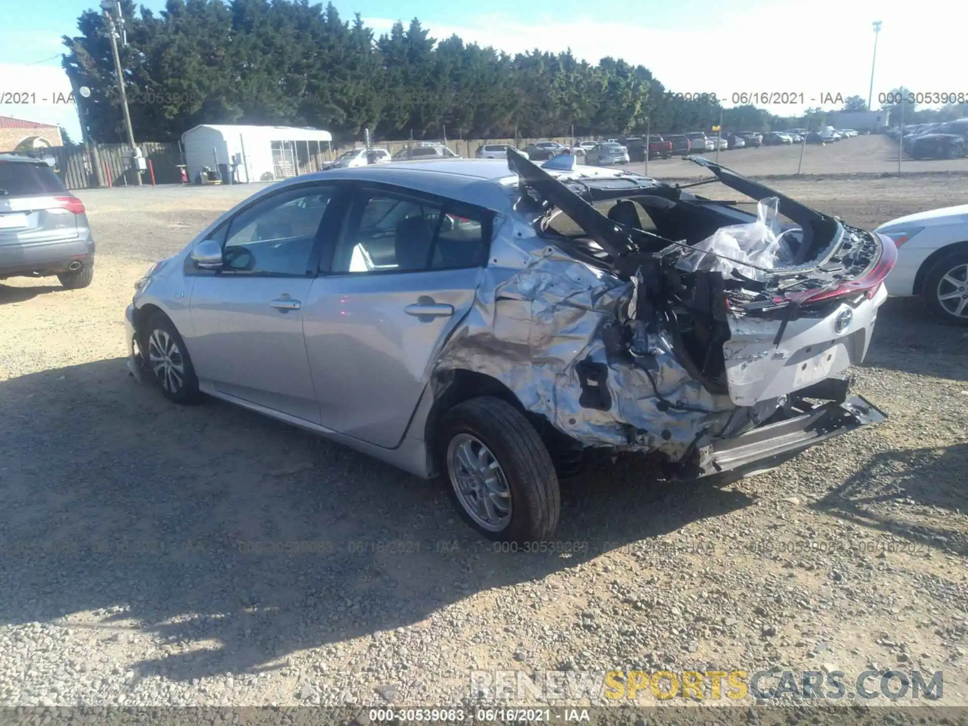 3 Photograph of a damaged car JTDKARFP9L3135267 TOYOTA PRIUS PRIME 2020