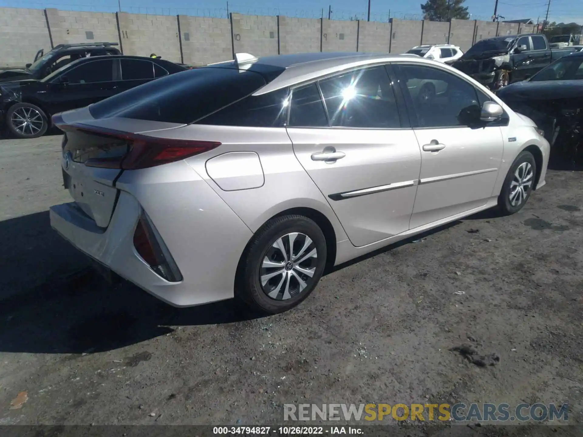 4 Photograph of a damaged car JTDKARFP9L3142459 TOYOTA PRIUS PRIME 2020