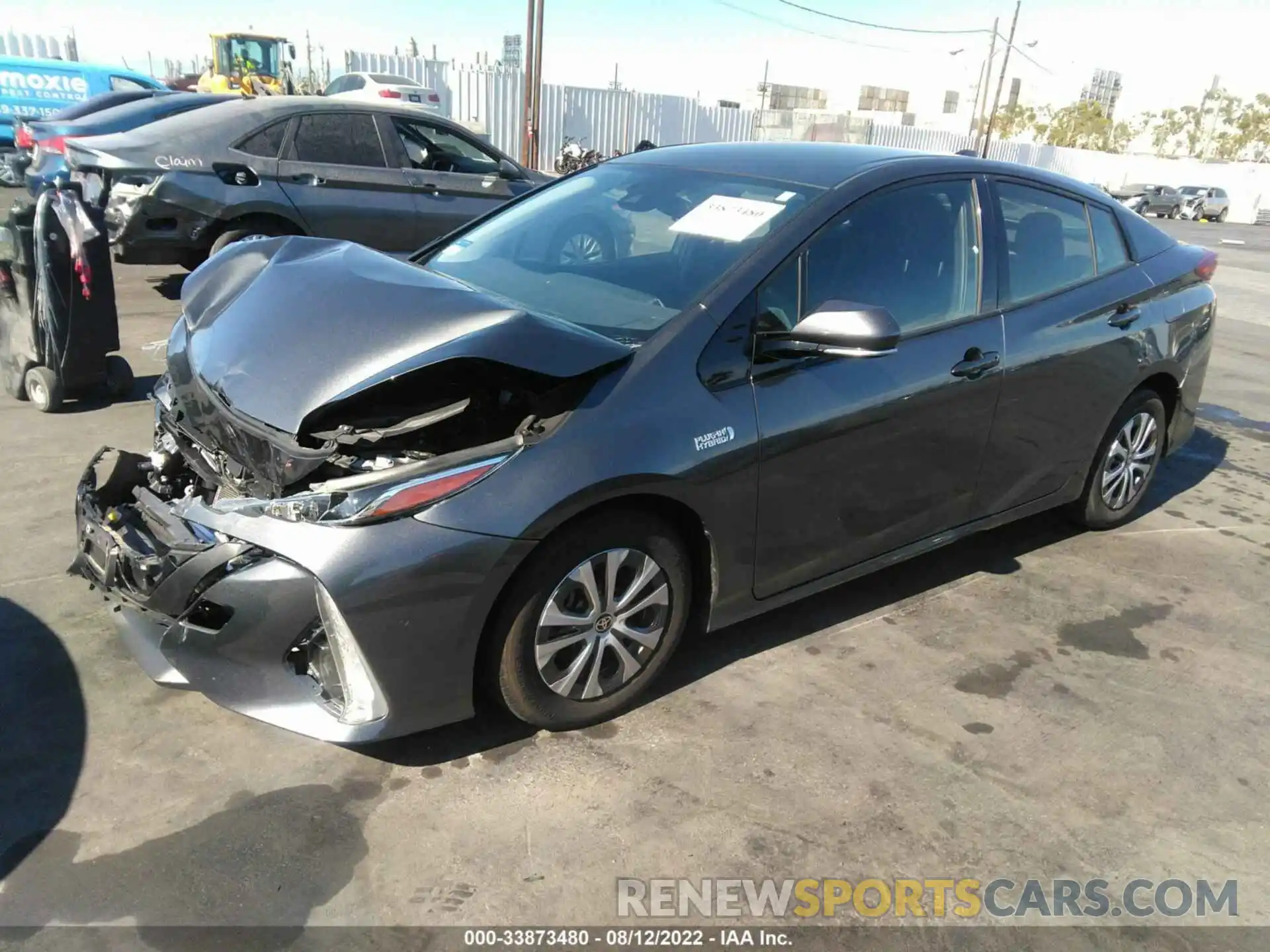 2 Photograph of a damaged car JTDKARFP9L3157964 TOYOTA PRIUS PRIME 2020