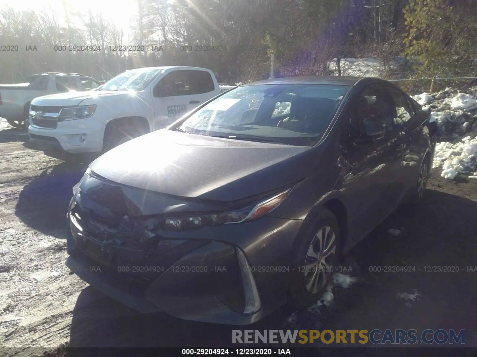 2 Photograph of a damaged car JTDKARFP9L3158368 TOYOTA PRIUS PRIME 2020