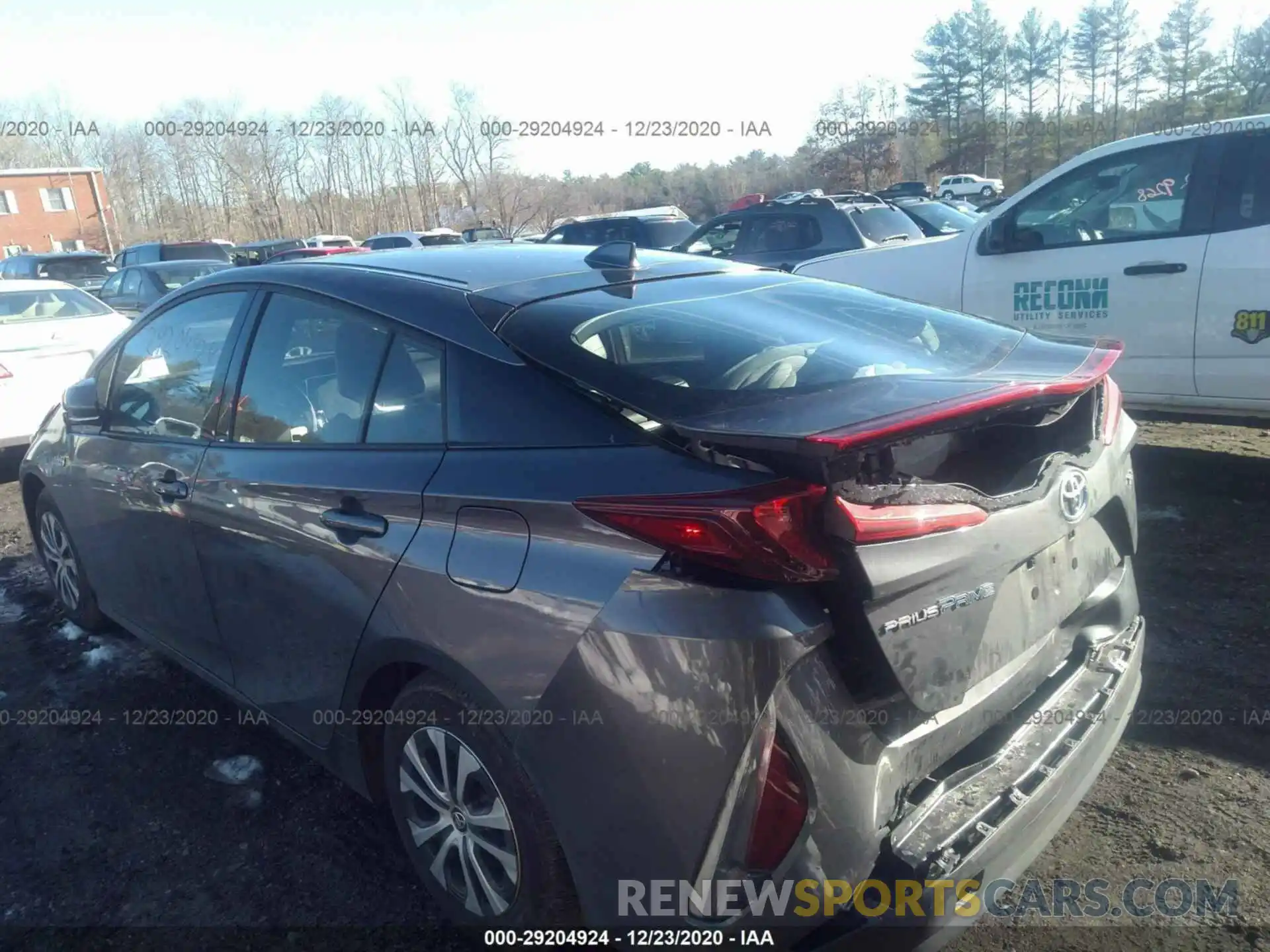 3 Photograph of a damaged car JTDKARFP9L3158368 TOYOTA PRIUS PRIME 2020