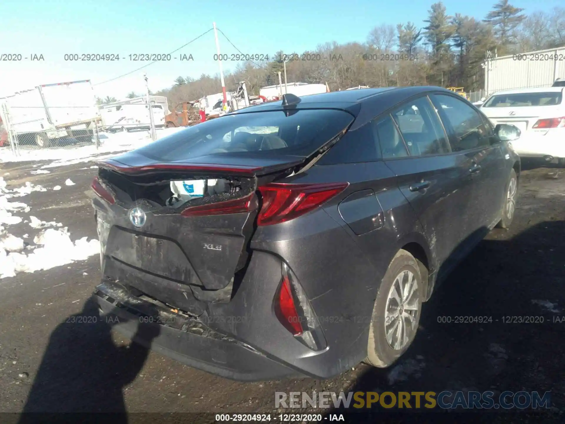 4 Photograph of a damaged car JTDKARFP9L3158368 TOYOTA PRIUS PRIME 2020