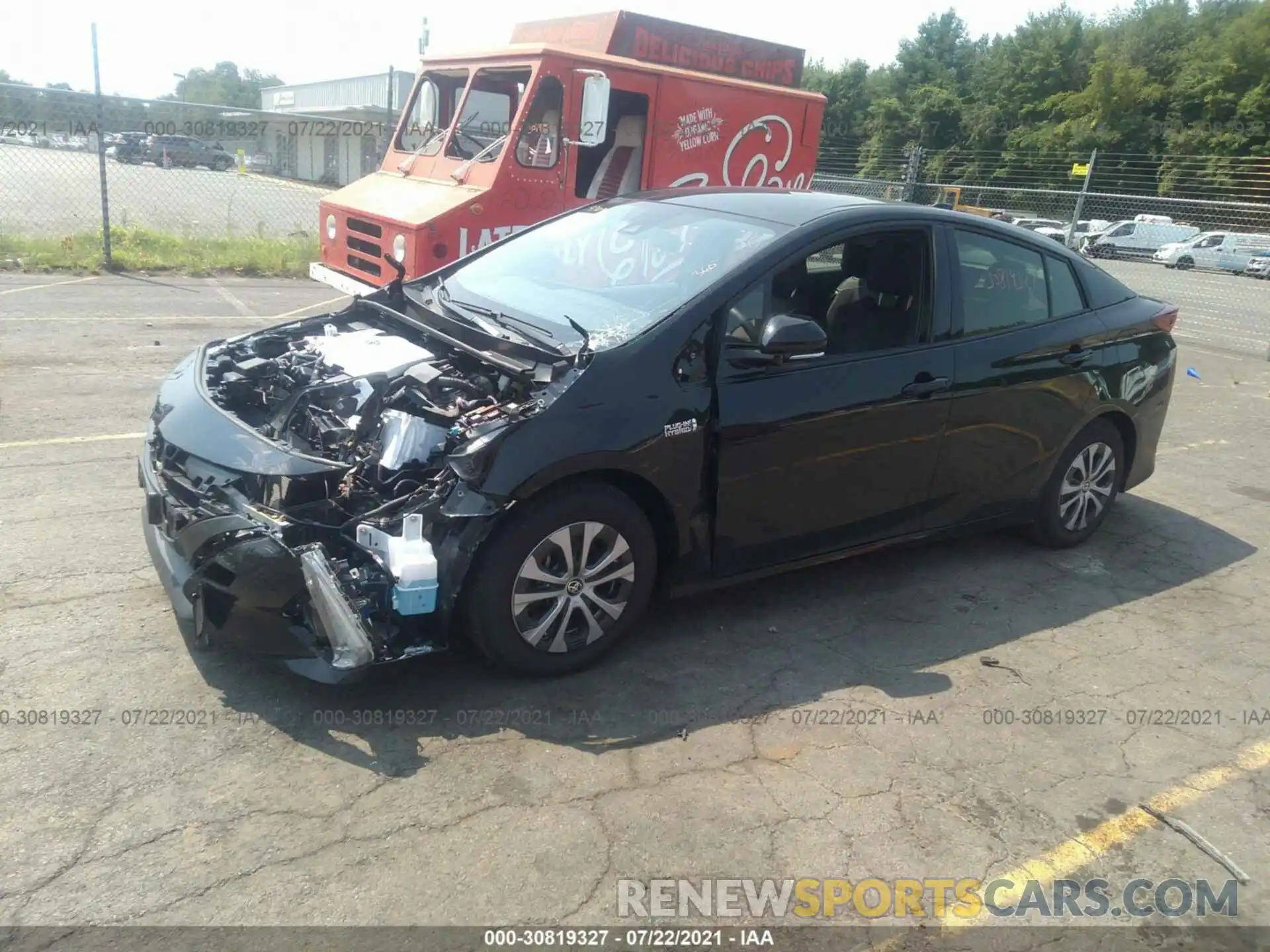 2 Photograph of a damaged car JTDKARFP9L3158886 TOYOTA PRIUS PRIME 2020