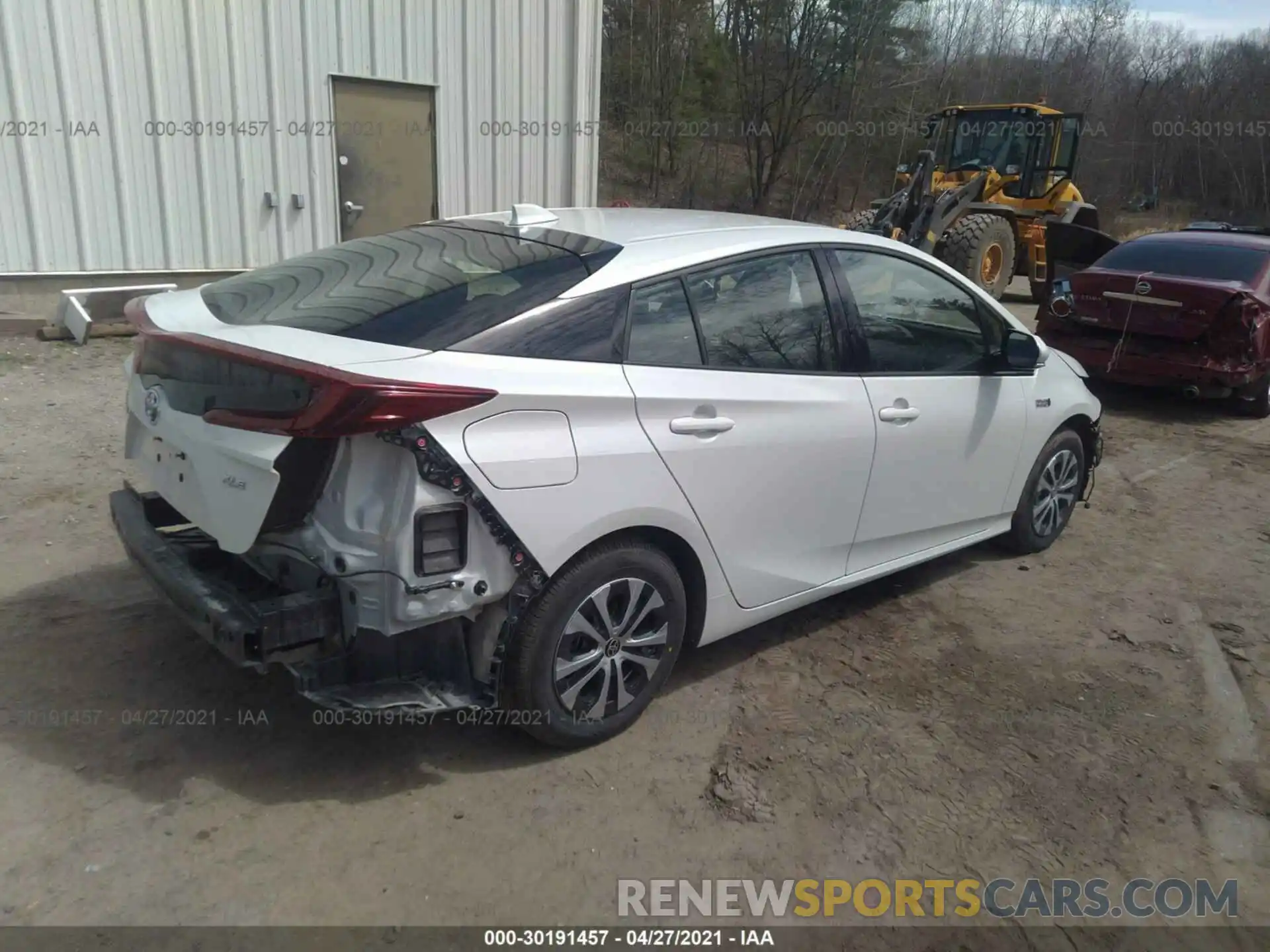 4 Photograph of a damaged car JTDKARFP9L3160458 TOYOTA PRIUS PRIME 2020