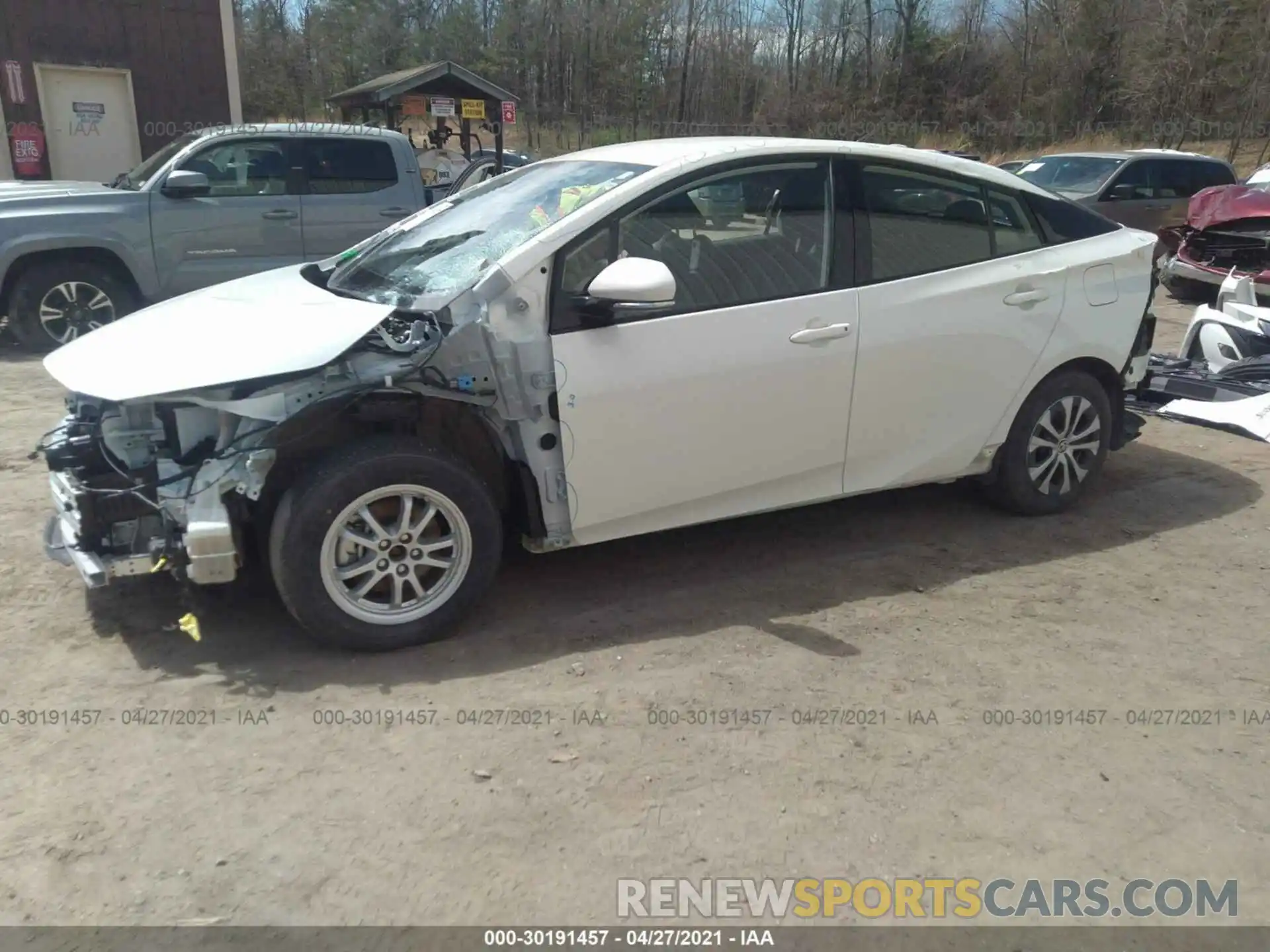 6 Photograph of a damaged car JTDKARFP9L3160458 TOYOTA PRIUS PRIME 2020