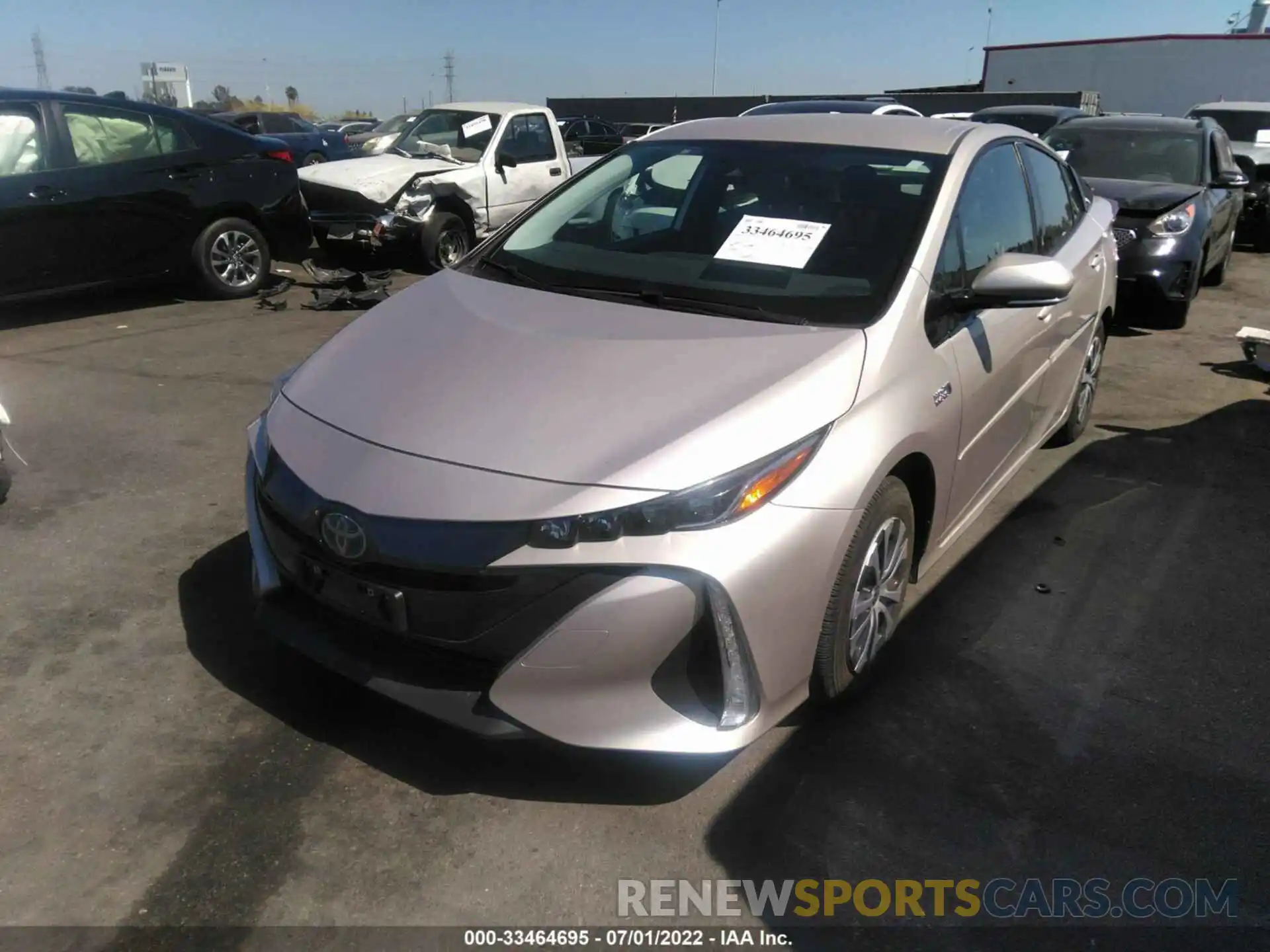 2 Photograph of a damaged car JTDKARFP9L3160511 TOYOTA PRIUS PRIME 2020