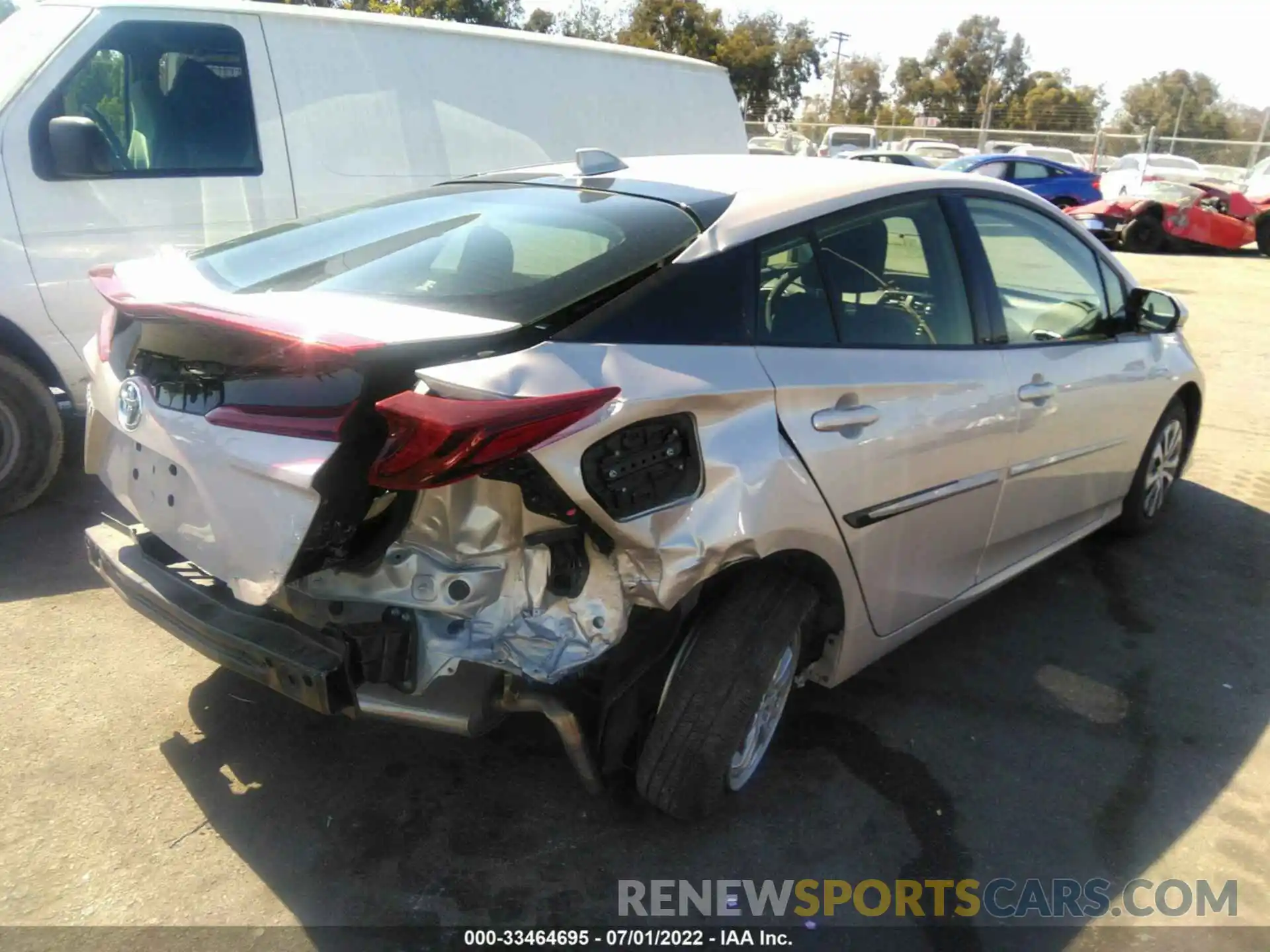 4 Photograph of a damaged car JTDKARFP9L3160511 TOYOTA PRIUS PRIME 2020