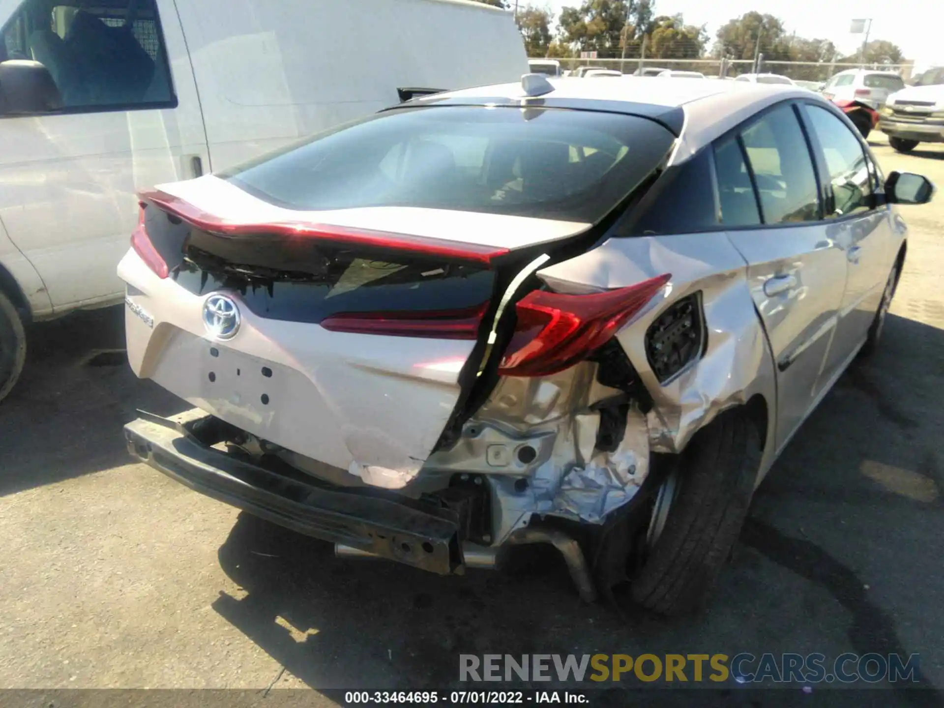 6 Photograph of a damaged car JTDKARFP9L3160511 TOYOTA PRIUS PRIME 2020