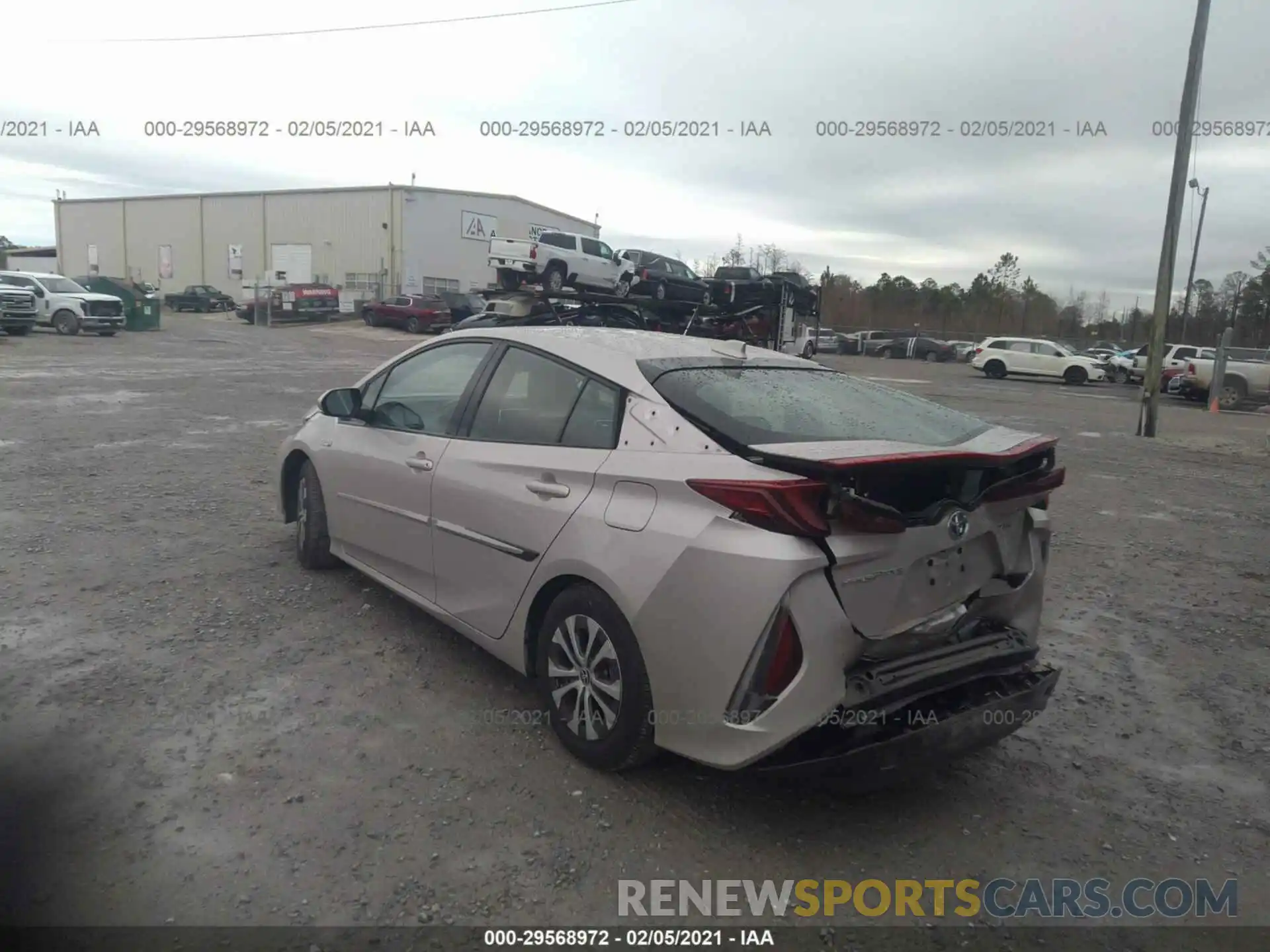 3 Photograph of a damaged car JTDKARFPXL3120938 TOYOTA PRIUS PRIME 2020