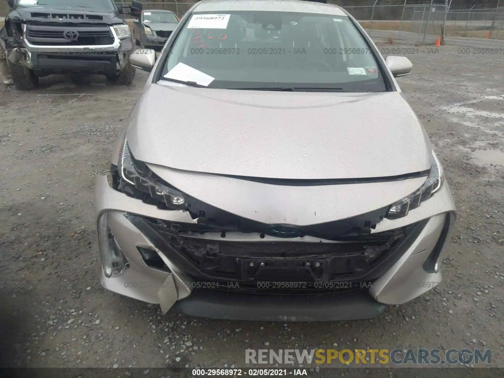 6 Photograph of a damaged car JTDKARFPXL3120938 TOYOTA PRIUS PRIME 2020