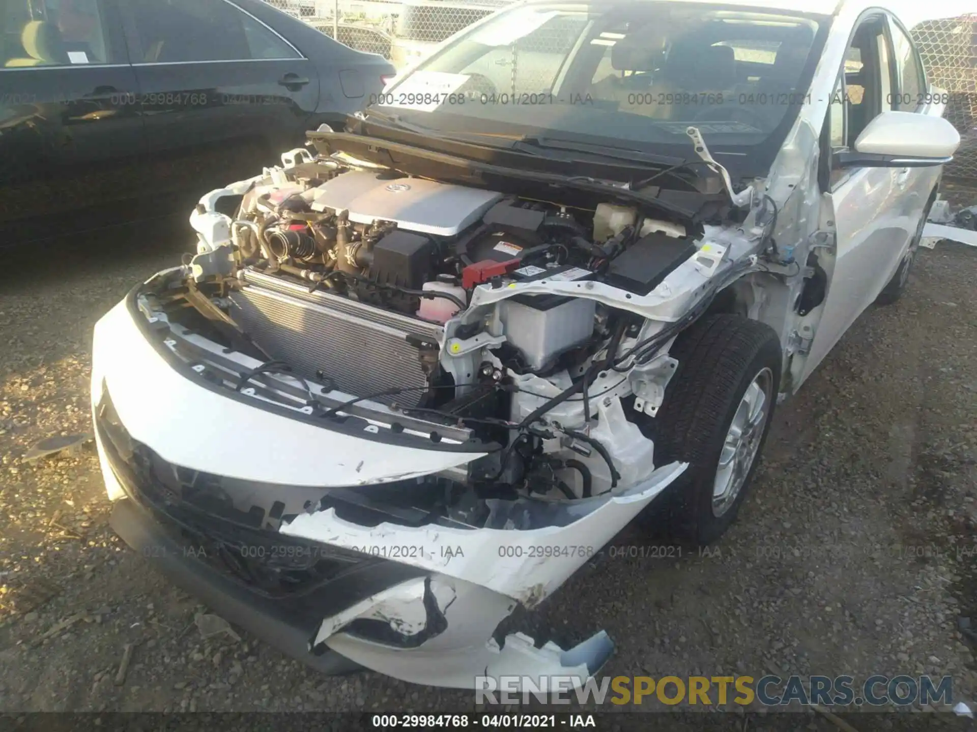 6 Фотография поврежденного автомобиля JTDKARFPXL3141952 TOYOTA PRIUS PRIME 2020