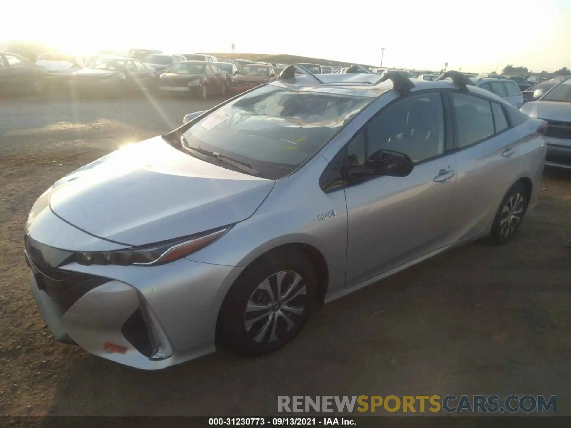 2 Photograph of a damaged car JTDKARFPXL3142633 TOYOTA PRIUS PRIME 2020