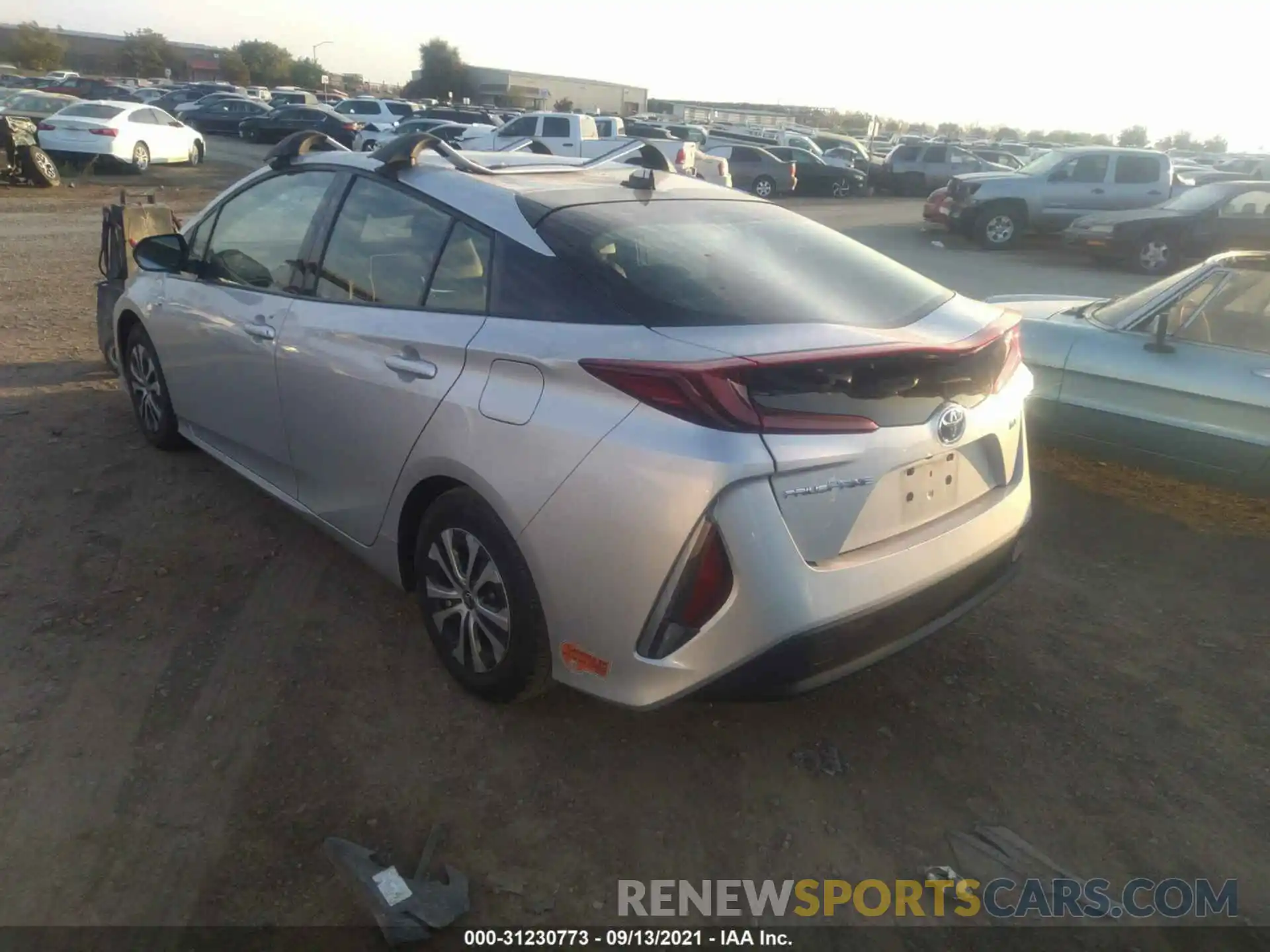 3 Photograph of a damaged car JTDKARFPXL3142633 TOYOTA PRIUS PRIME 2020