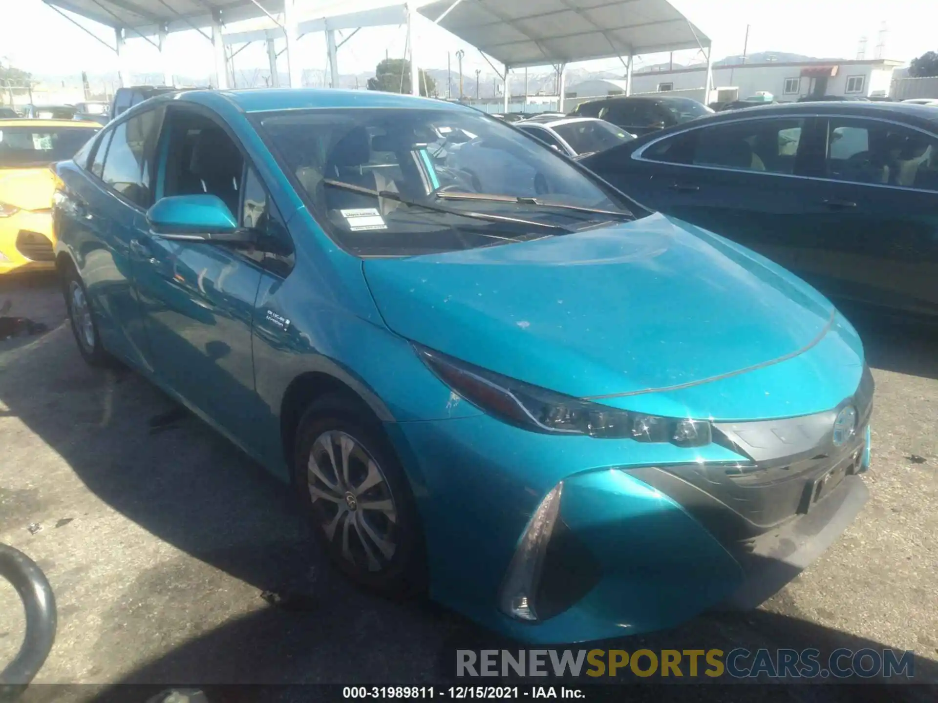 1 Photograph of a damaged car JTDKARFPXL3143538 TOYOTA PRIUS PRIME 2020