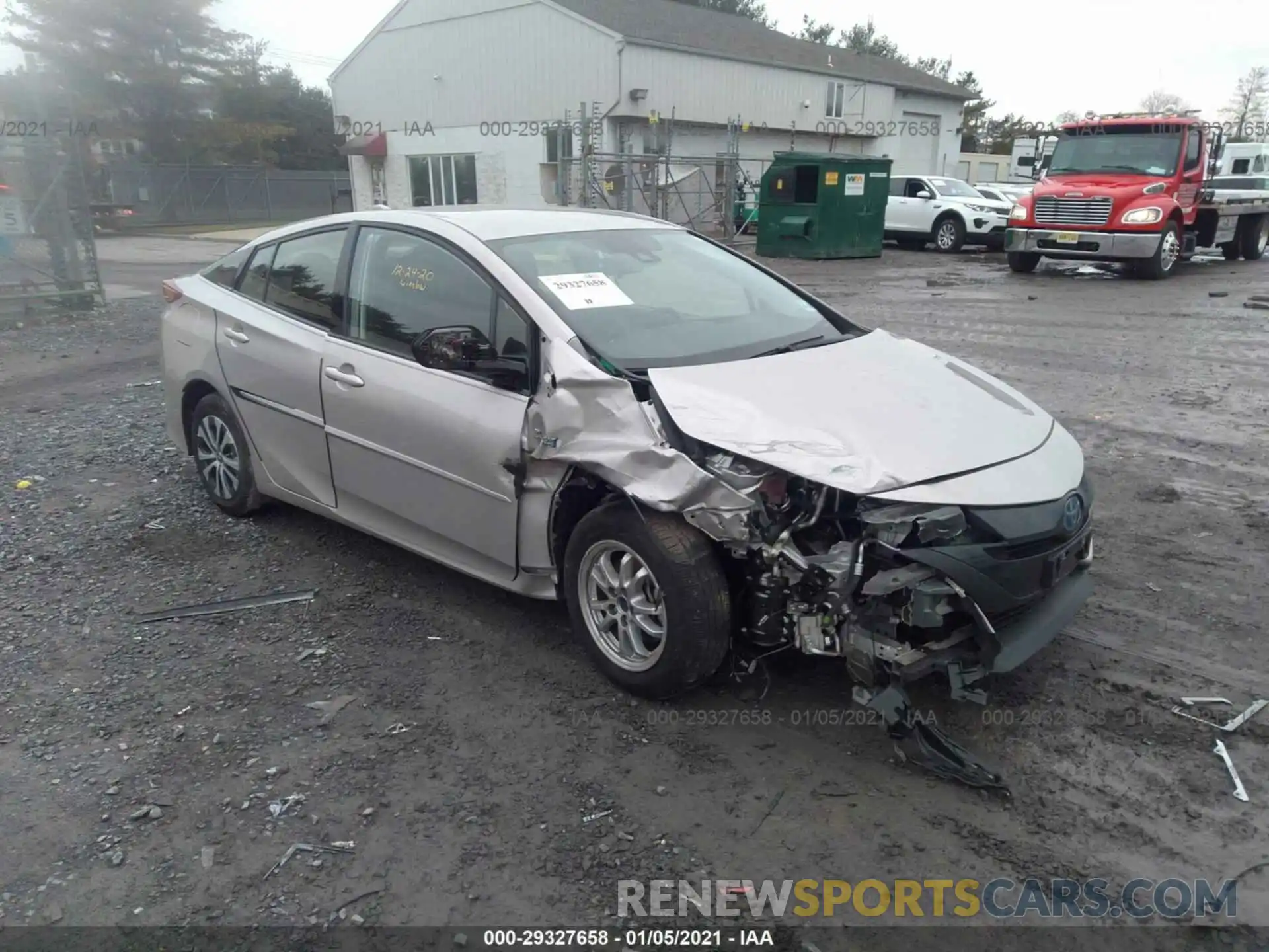 1 Фотография поврежденного автомобиля JTDKARFPXL3148366 TOYOTA PRIUS PRIME 2020
