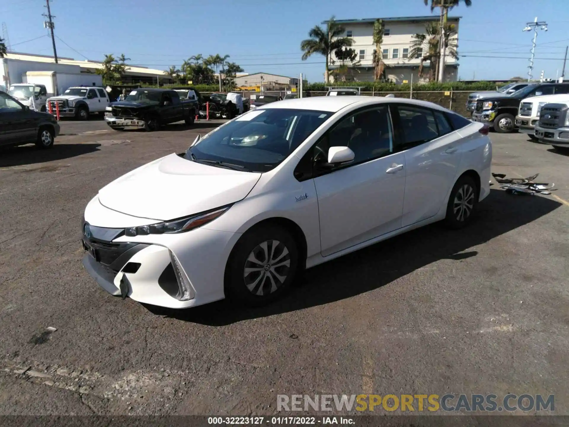 2 Photograph of a damaged car JTDKARFPXL3153180 TOYOTA PRIUS PRIME 2020