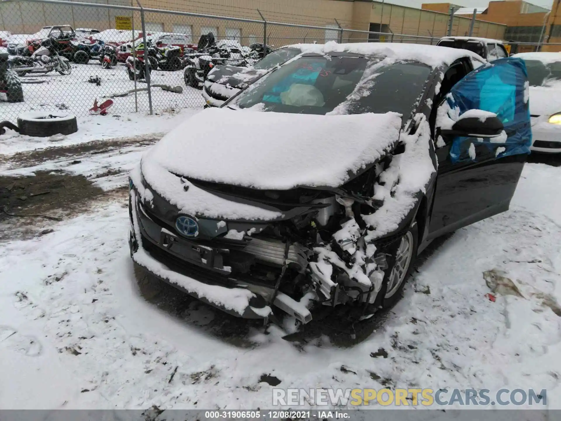 2 Photograph of a damaged car JTDKARFPXL3154149 TOYOTA PRIUS PRIME 2020