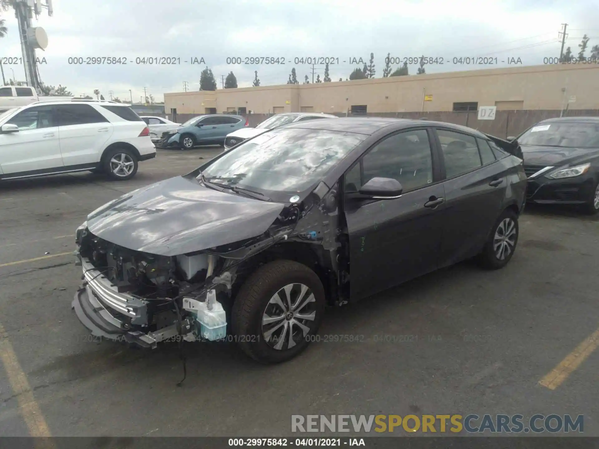 2 Photograph of a damaged car JTDKAMFP0M3169540 TOYOTA PRIUS PRIME 2021