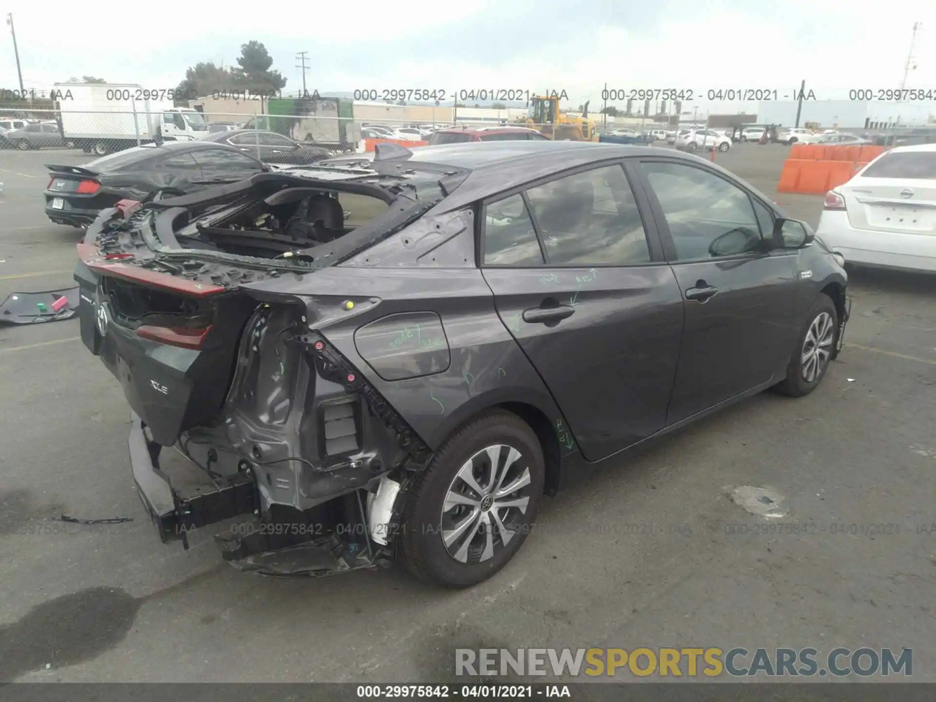 4 Photograph of a damaged car JTDKAMFP0M3169540 TOYOTA PRIUS PRIME 2021