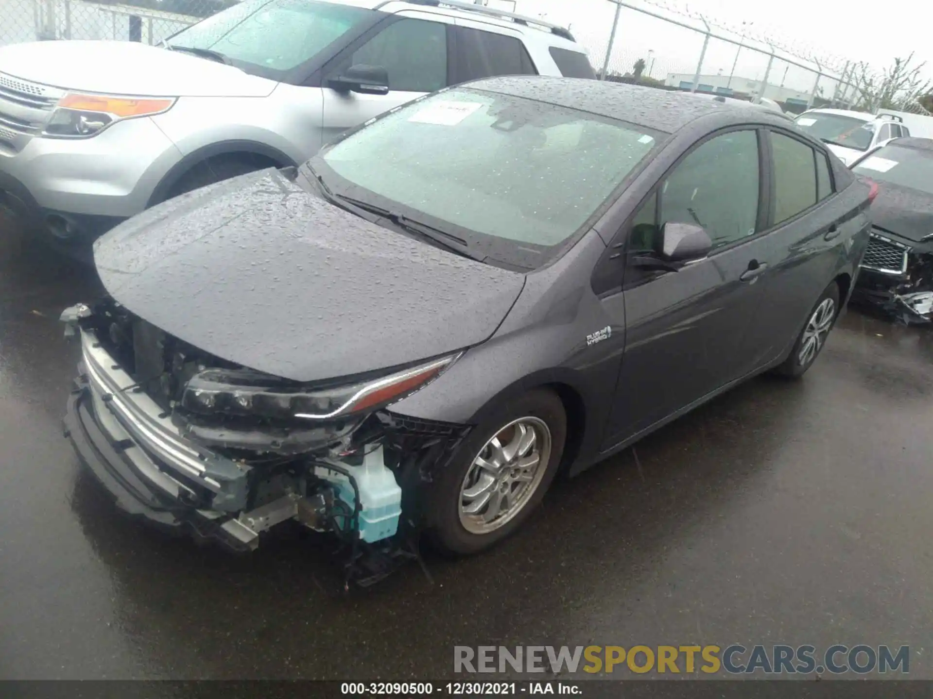 2 Photograph of a damaged car JTDKAMFP0M3174267 TOYOTA PRIUS PRIME 2021