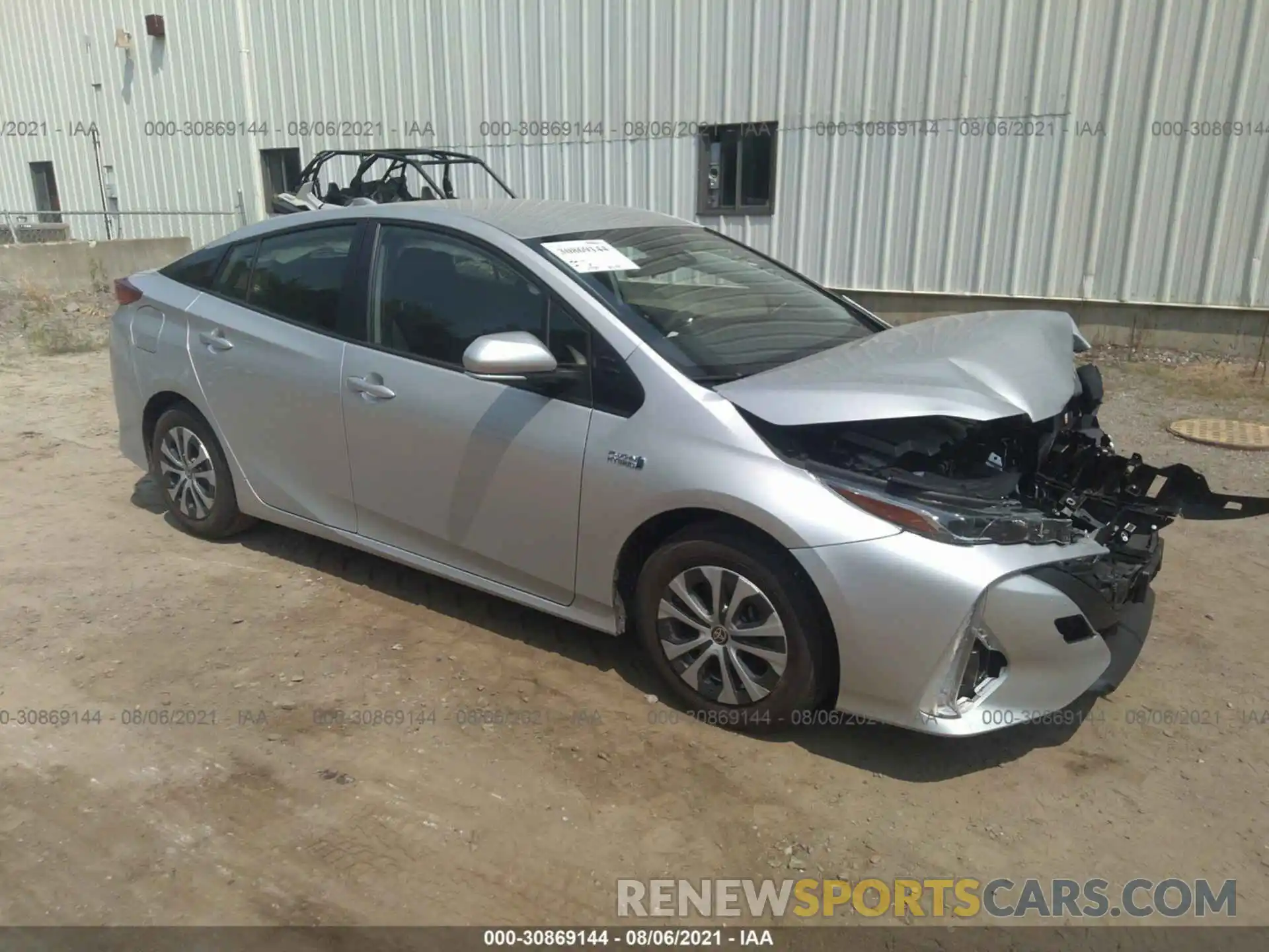 1 Photograph of a damaged car JTDKAMFP0M3175936 TOYOTA PRIUS PRIME 2021