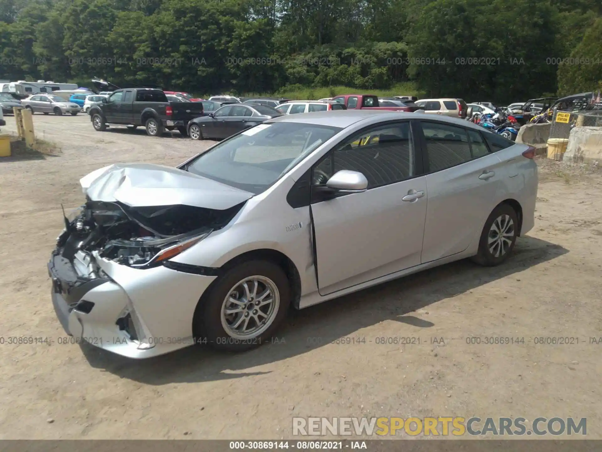 2 Photograph of a damaged car JTDKAMFP0M3175936 TOYOTA PRIUS PRIME 2021