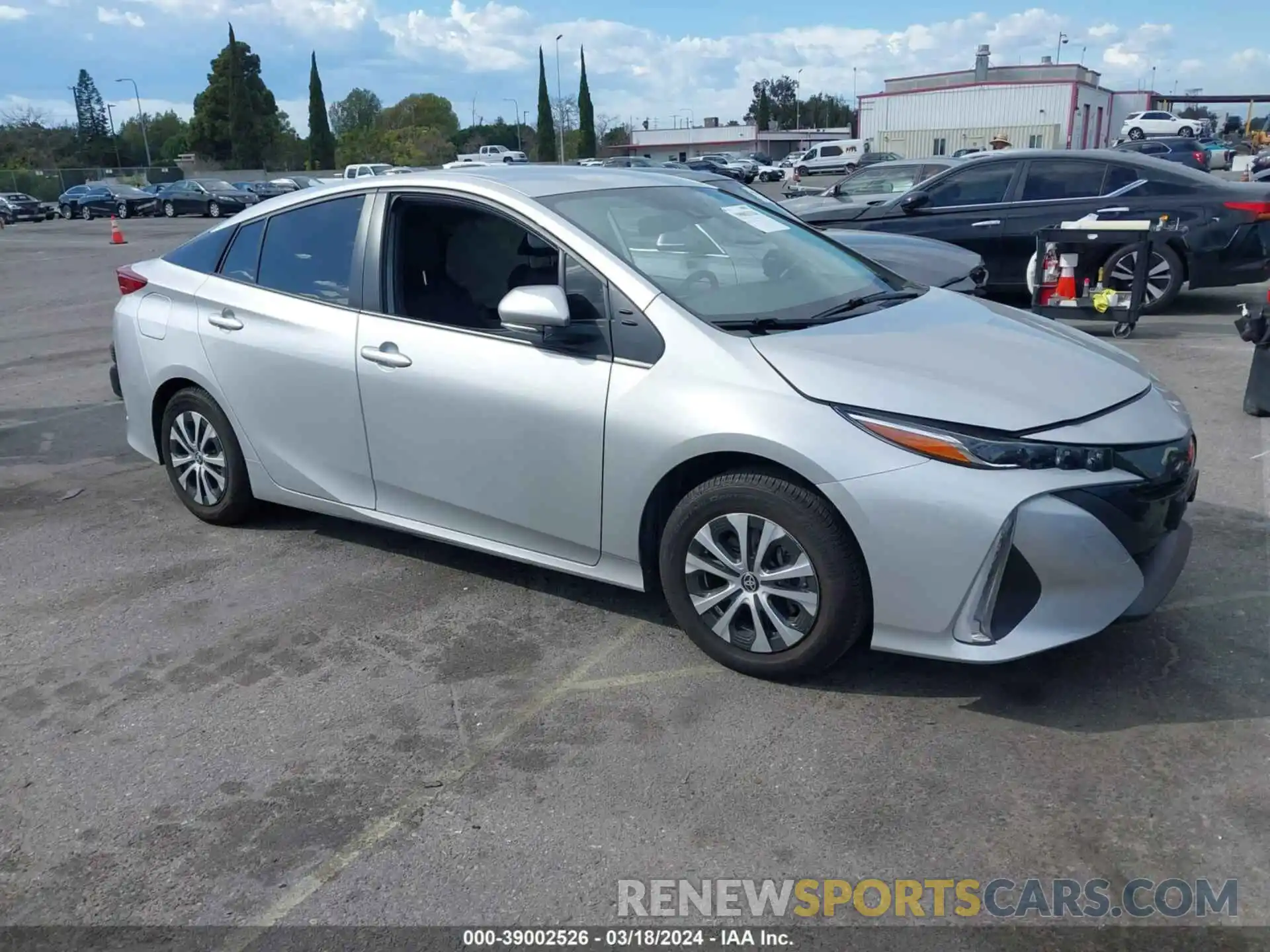 1 Photograph of a damaged car JTDKAMFP0M3182904 TOYOTA PRIUS PRIME 2021