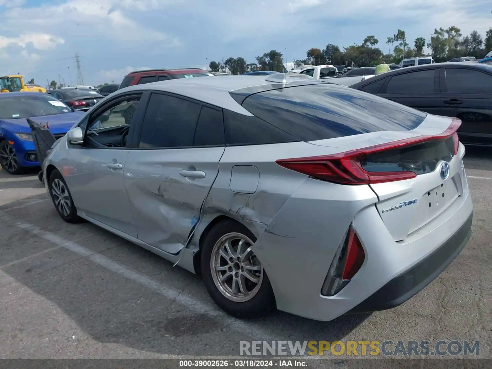 14 Фотография поврежденного автомобиля JTDKAMFP0M3182904 TOYOTA PRIUS PRIME 2021