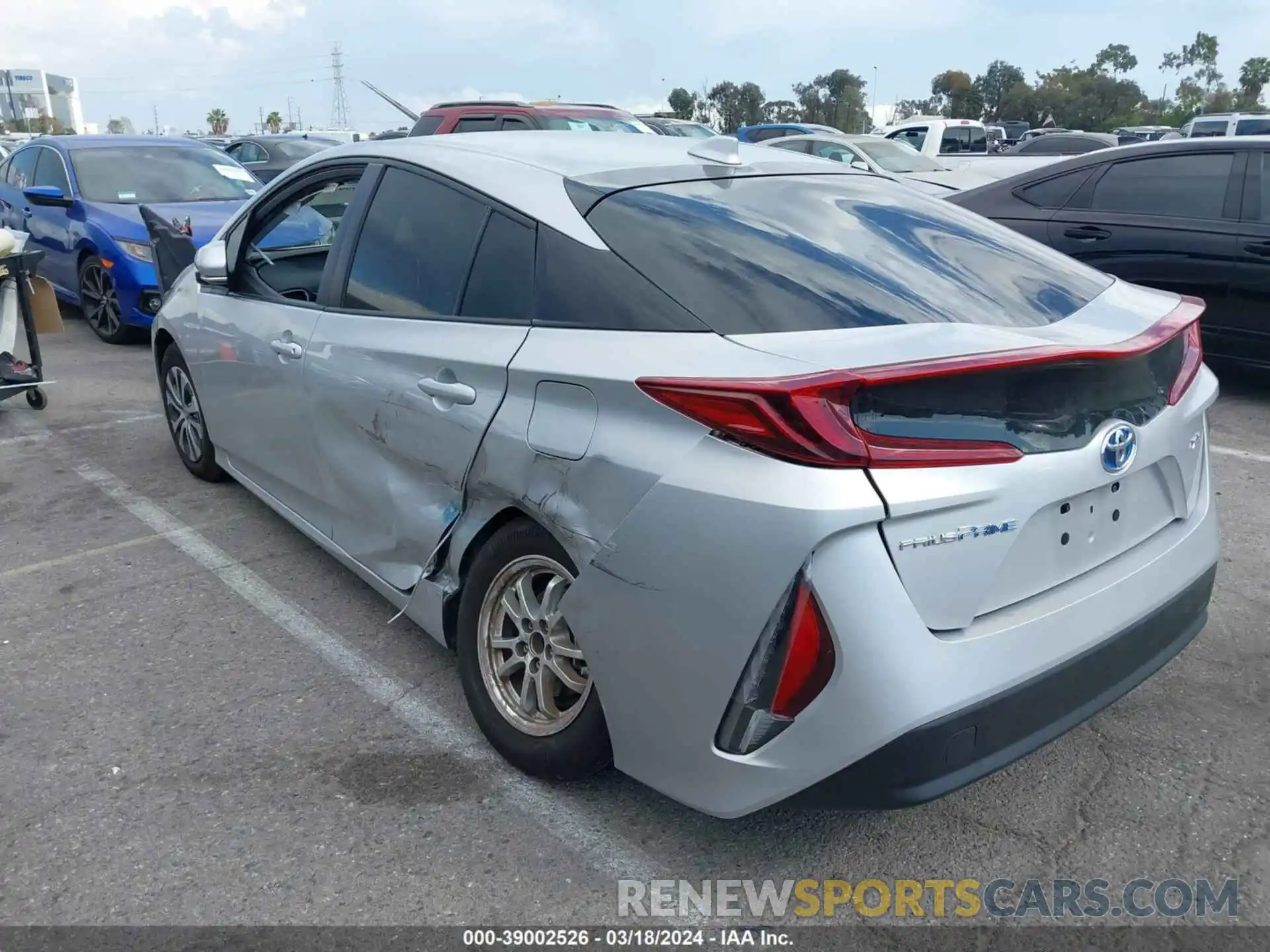 3 Photograph of a damaged car JTDKAMFP0M3182904 TOYOTA PRIUS PRIME 2021