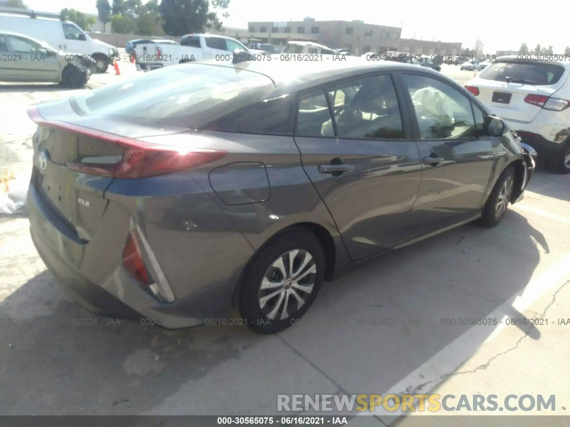 4 Photograph of a damaged car JTDKAMFP0M3185849 TOYOTA PRIUS PRIME 2021