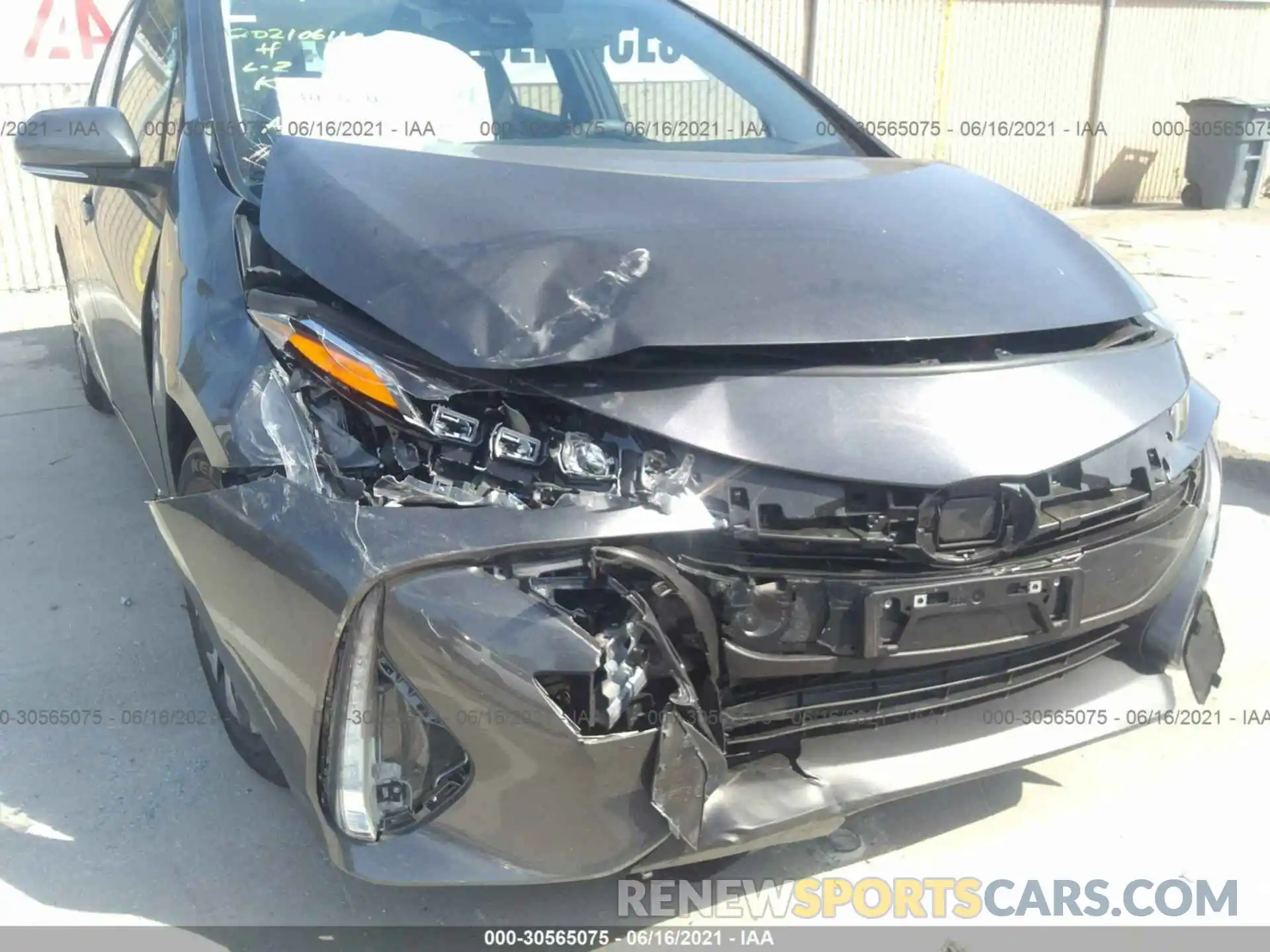 6 Photograph of a damaged car JTDKAMFP0M3185849 TOYOTA PRIUS PRIME 2021