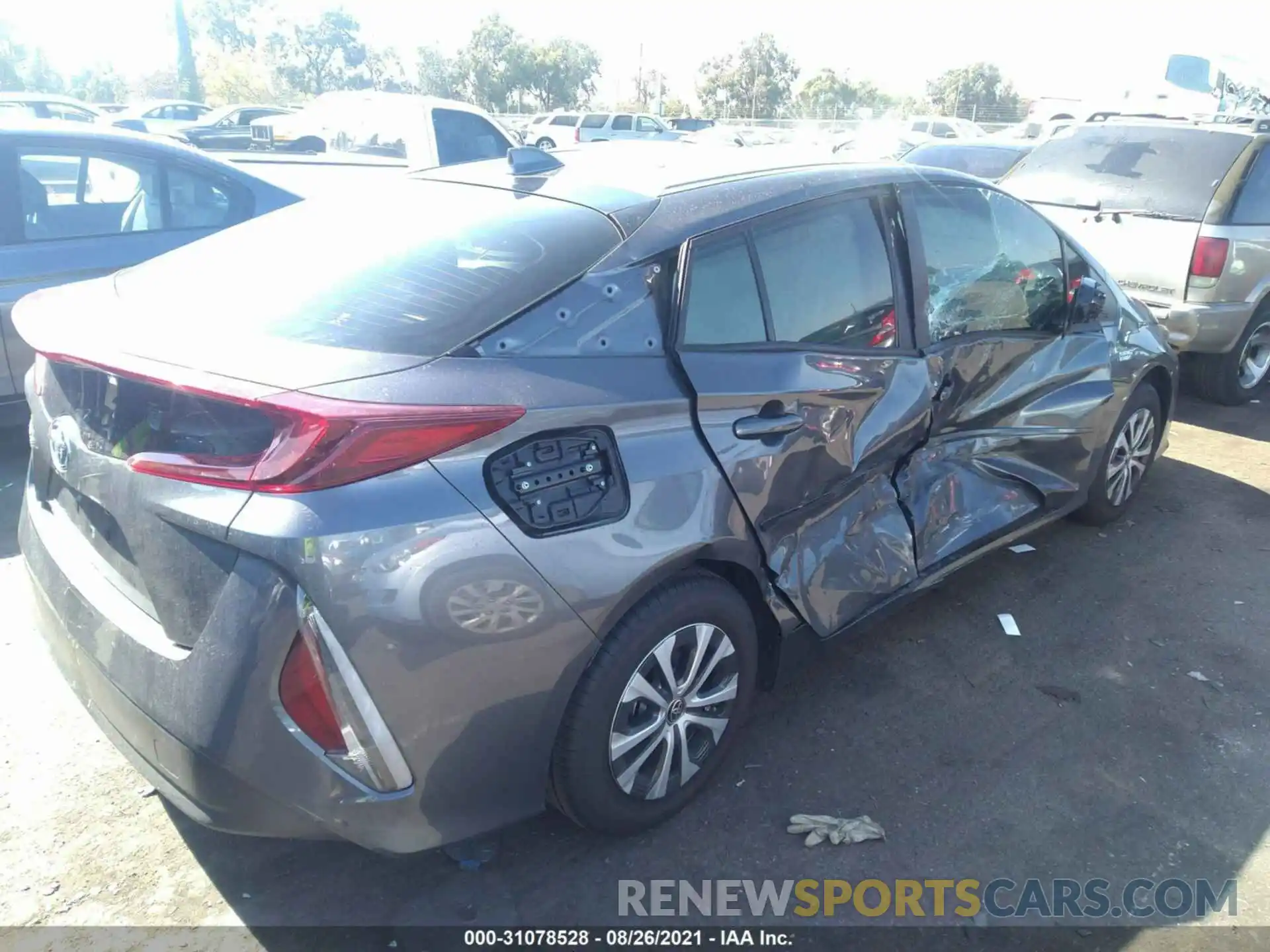 4 Photograph of a damaged car JTDKAMFP0M3189920 TOYOTA PRIUS PRIME 2021