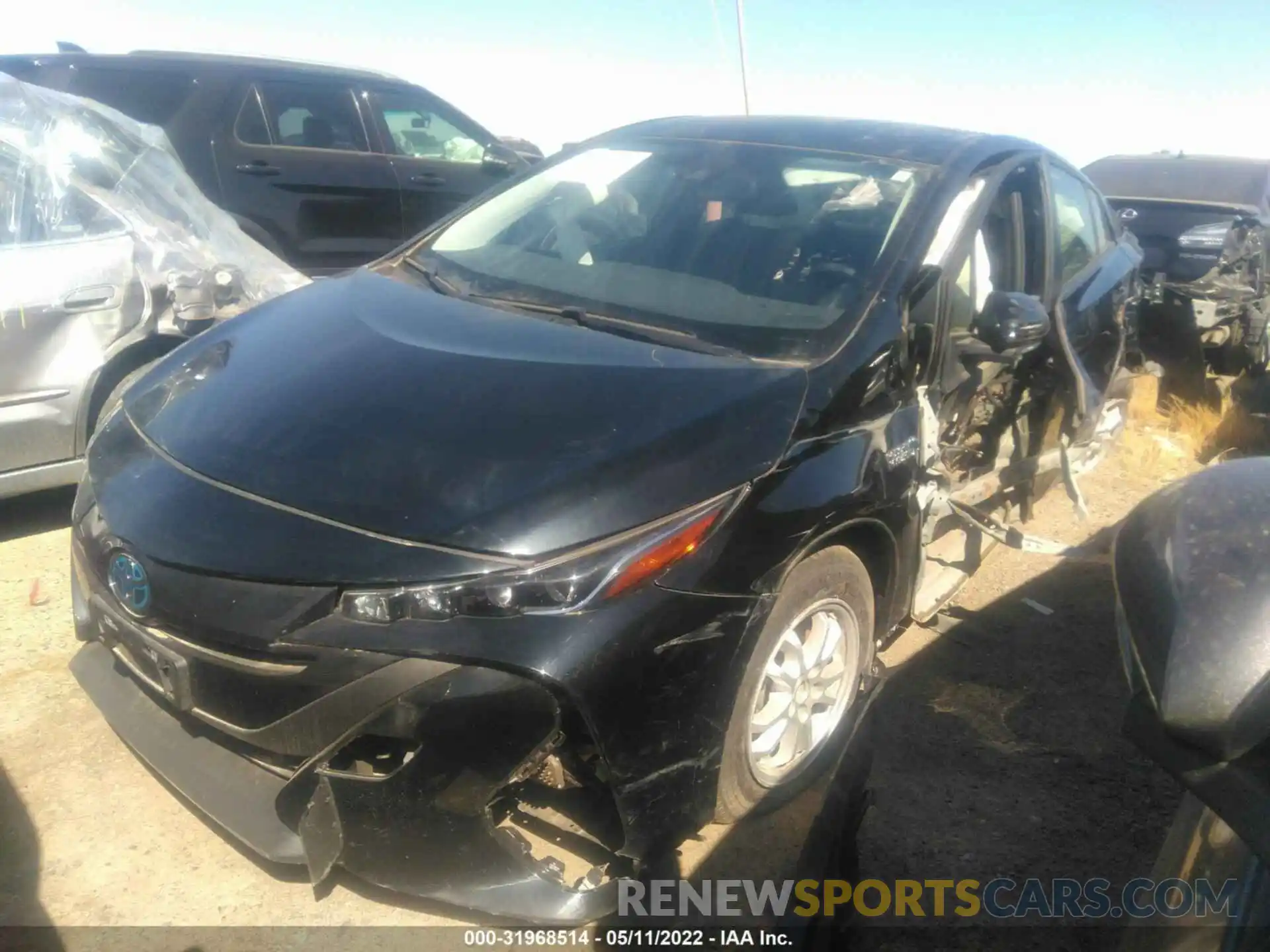 2 Photograph of a damaged car JTDKAMFP0M3189996 TOYOTA PRIUS PRIME 2021