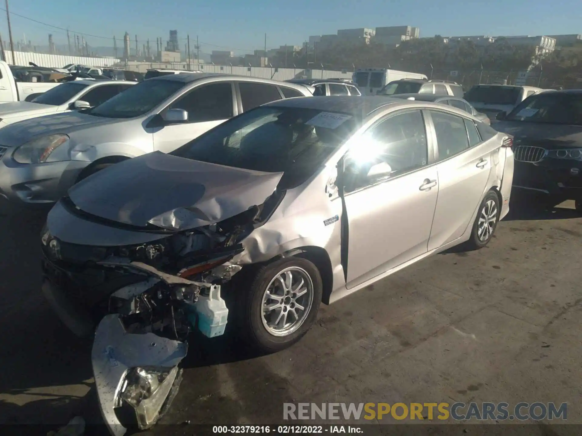 2 Photograph of a damaged car JTDKAMFP0M3190601 TOYOTA PRIUS PRIME 2021