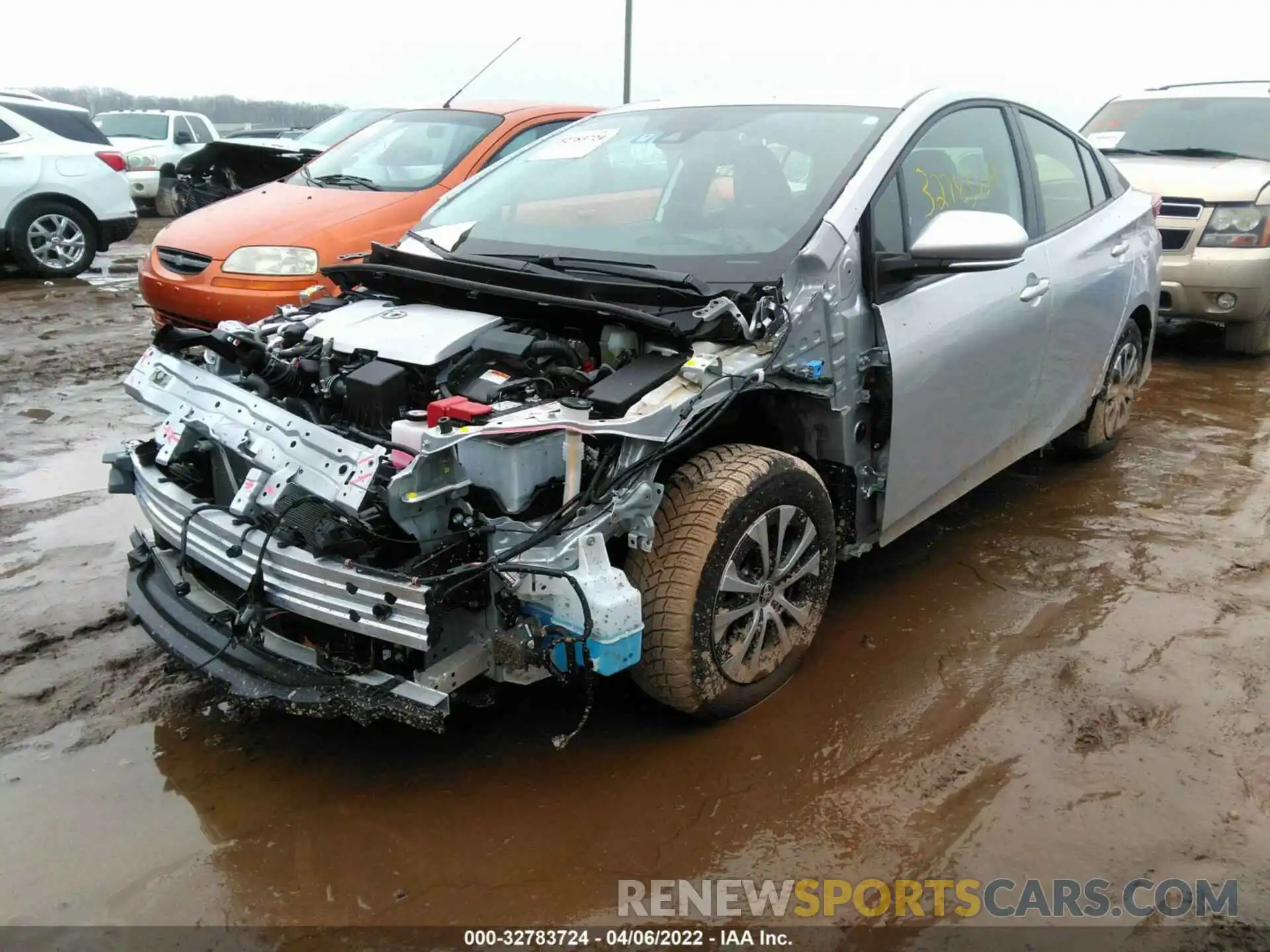 2 Photograph of a damaged car JTDKAMFP0M3196950 TOYOTA PRIUS PRIME 2021