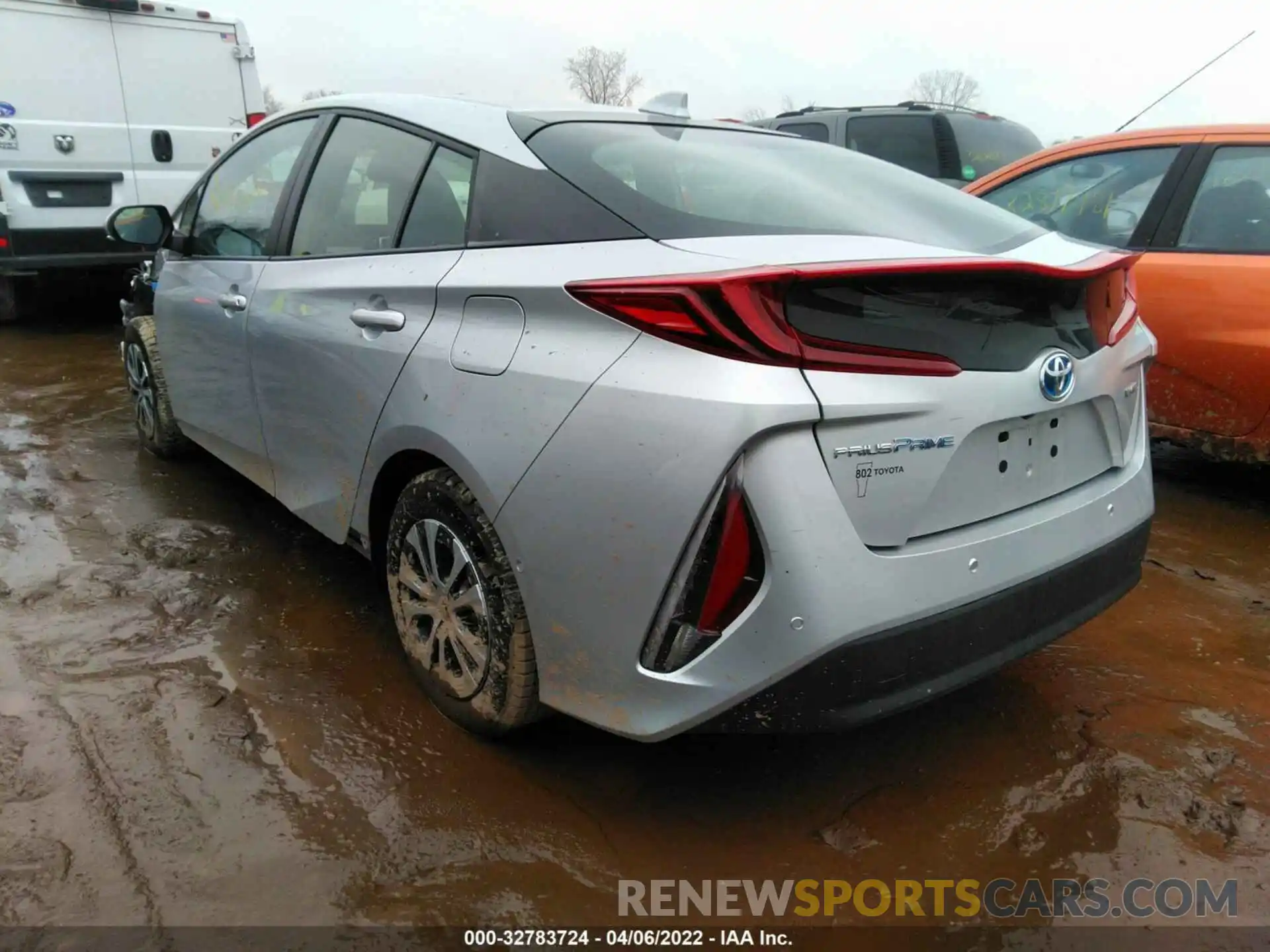 3 Photograph of a damaged car JTDKAMFP0M3196950 TOYOTA PRIUS PRIME 2021