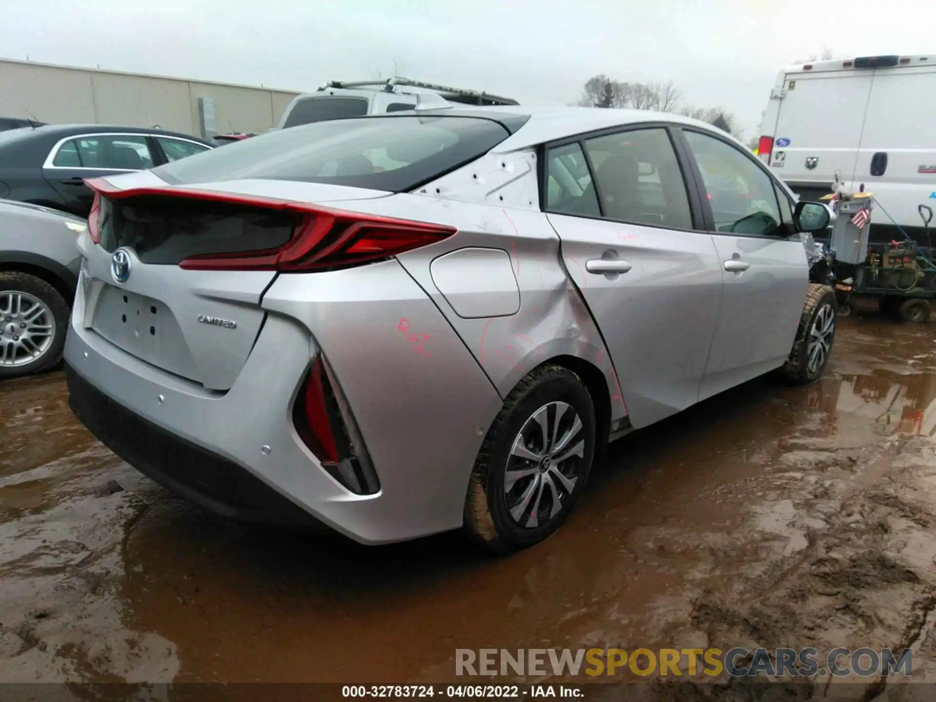 4 Photograph of a damaged car JTDKAMFP0M3196950 TOYOTA PRIUS PRIME 2021