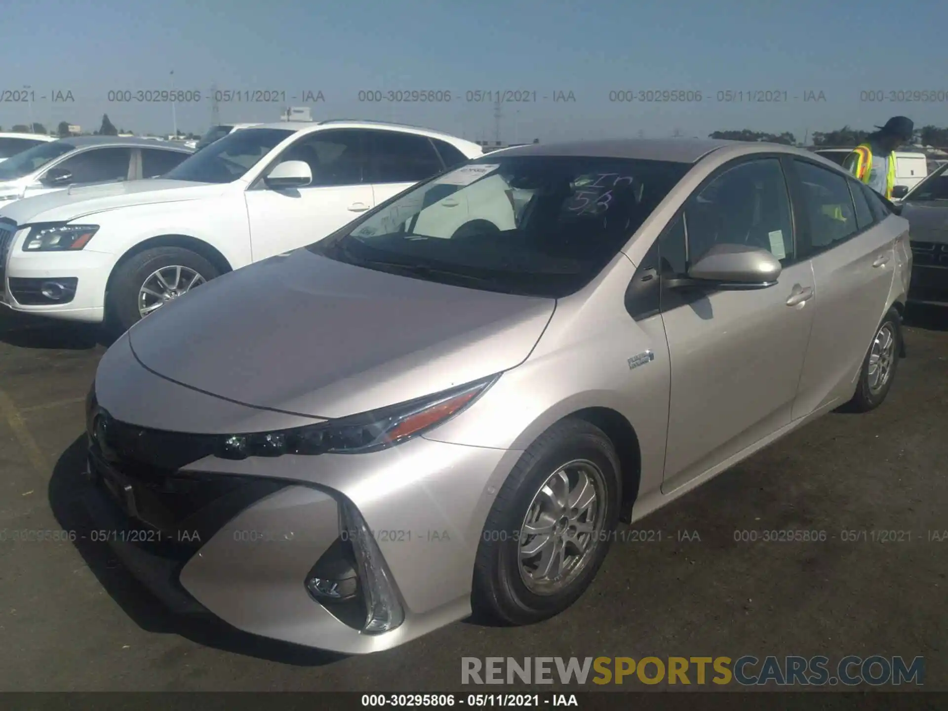 2 Photograph of a damaged car JTDKAMFP1M3167621 TOYOTA PRIUS PRIME 2021