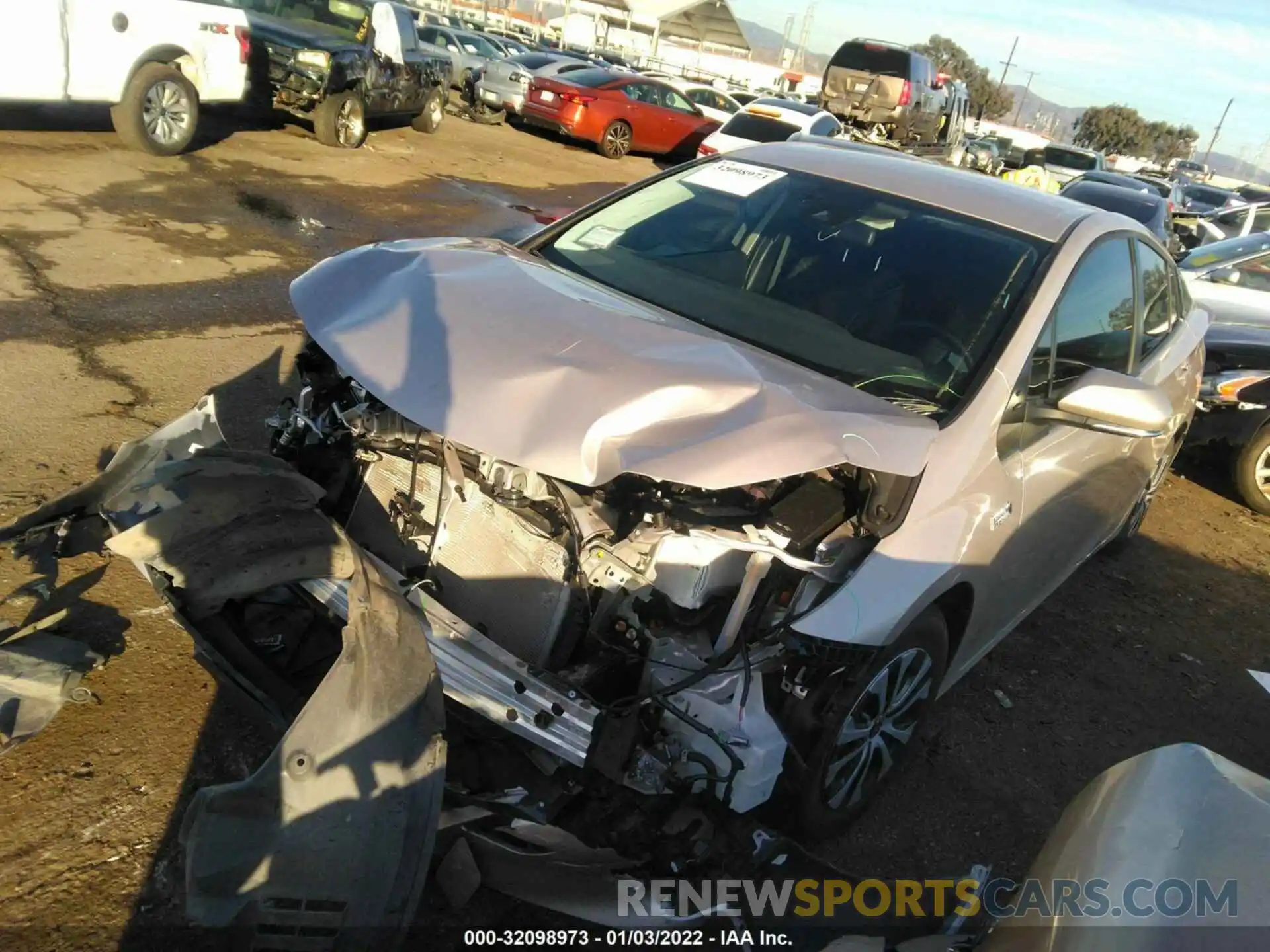 2 Photograph of a damaged car JTDKAMFP1M3171684 TOYOTA PRIUS PRIME 2021