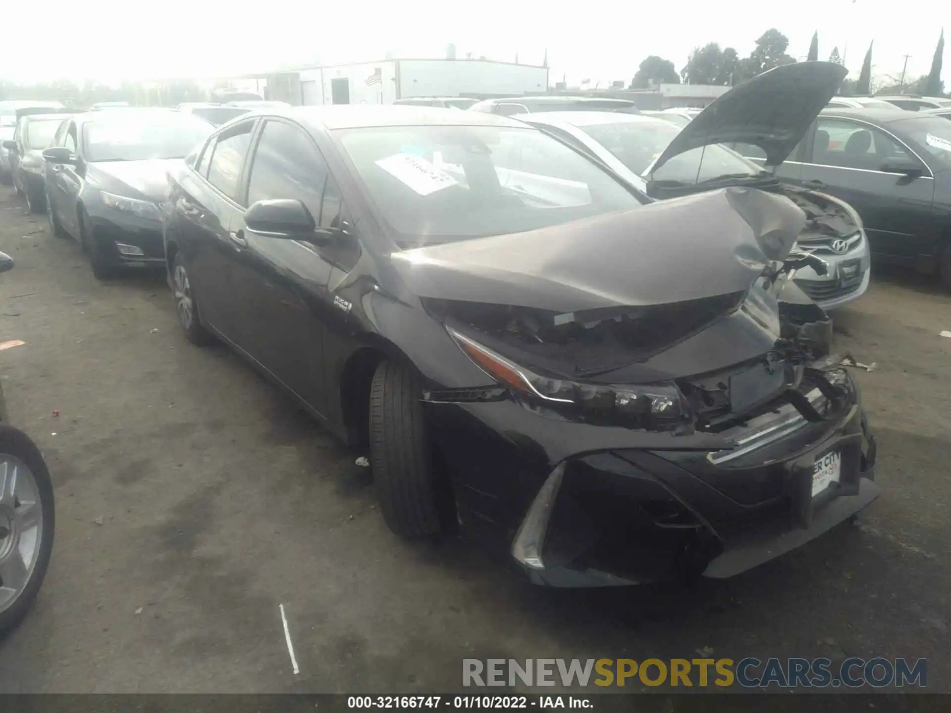 1 Photograph of a damaged car JTDKAMFP1M3171944 TOYOTA PRIUS PRIME 2021