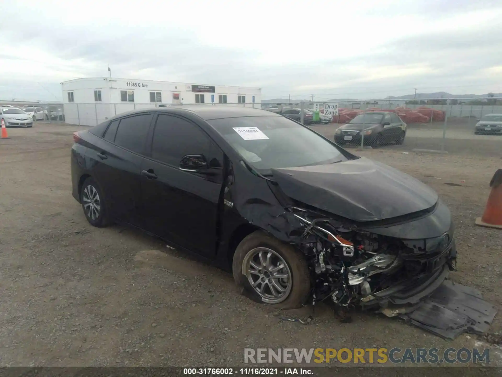 1 Photograph of a damaged car JTDKAMFP1M3174486 TOYOTA PRIUS PRIME 2021