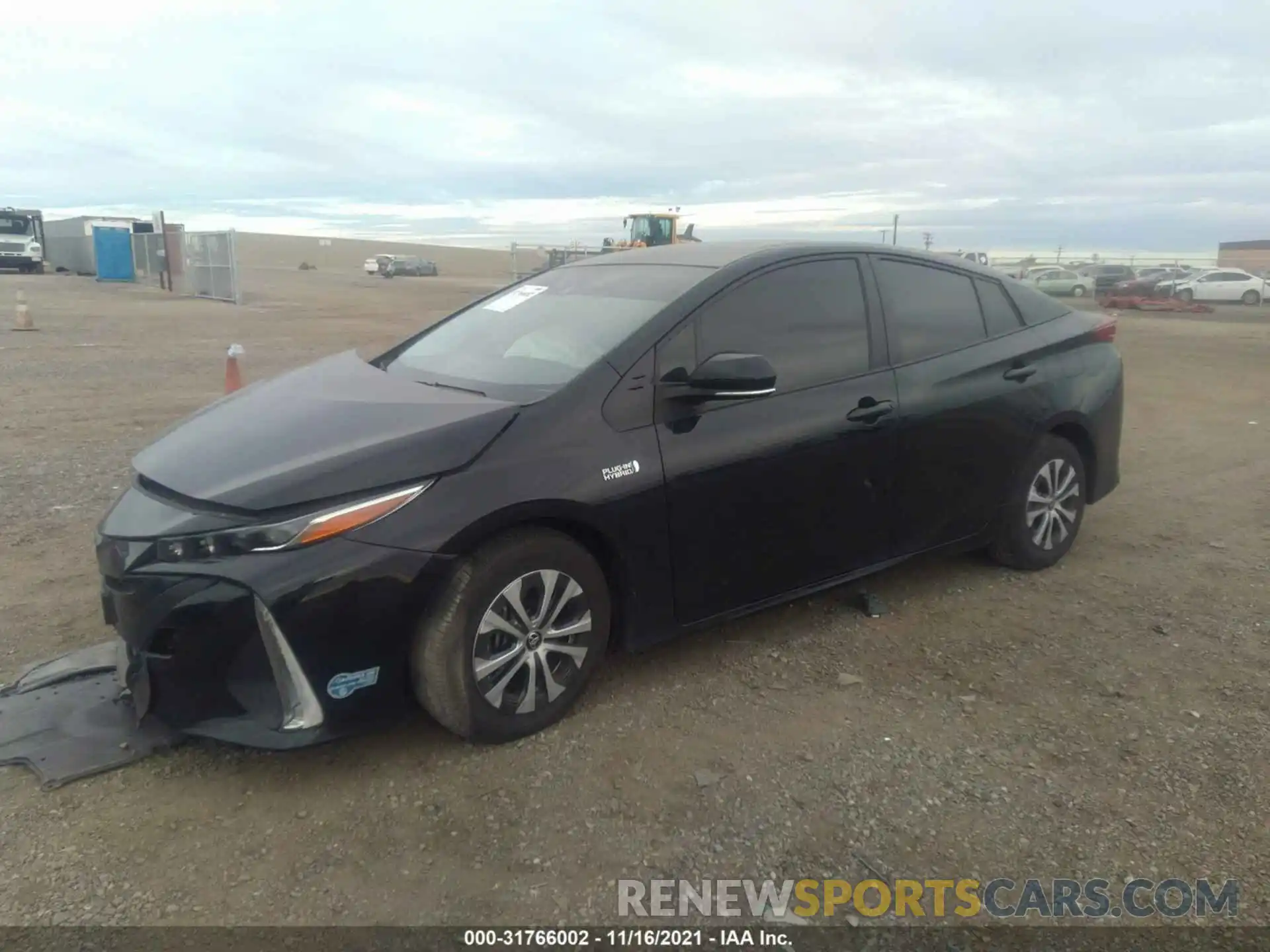 2 Photograph of a damaged car JTDKAMFP1M3174486 TOYOTA PRIUS PRIME 2021