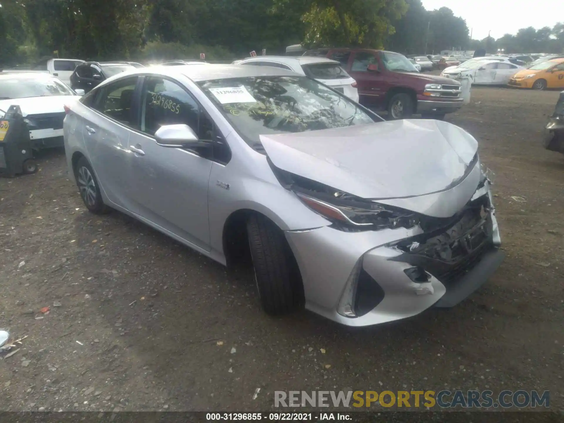 1 Photograph of a damaged car JTDKAMFP1M3177226 TOYOTA PRIUS PRIME 2021