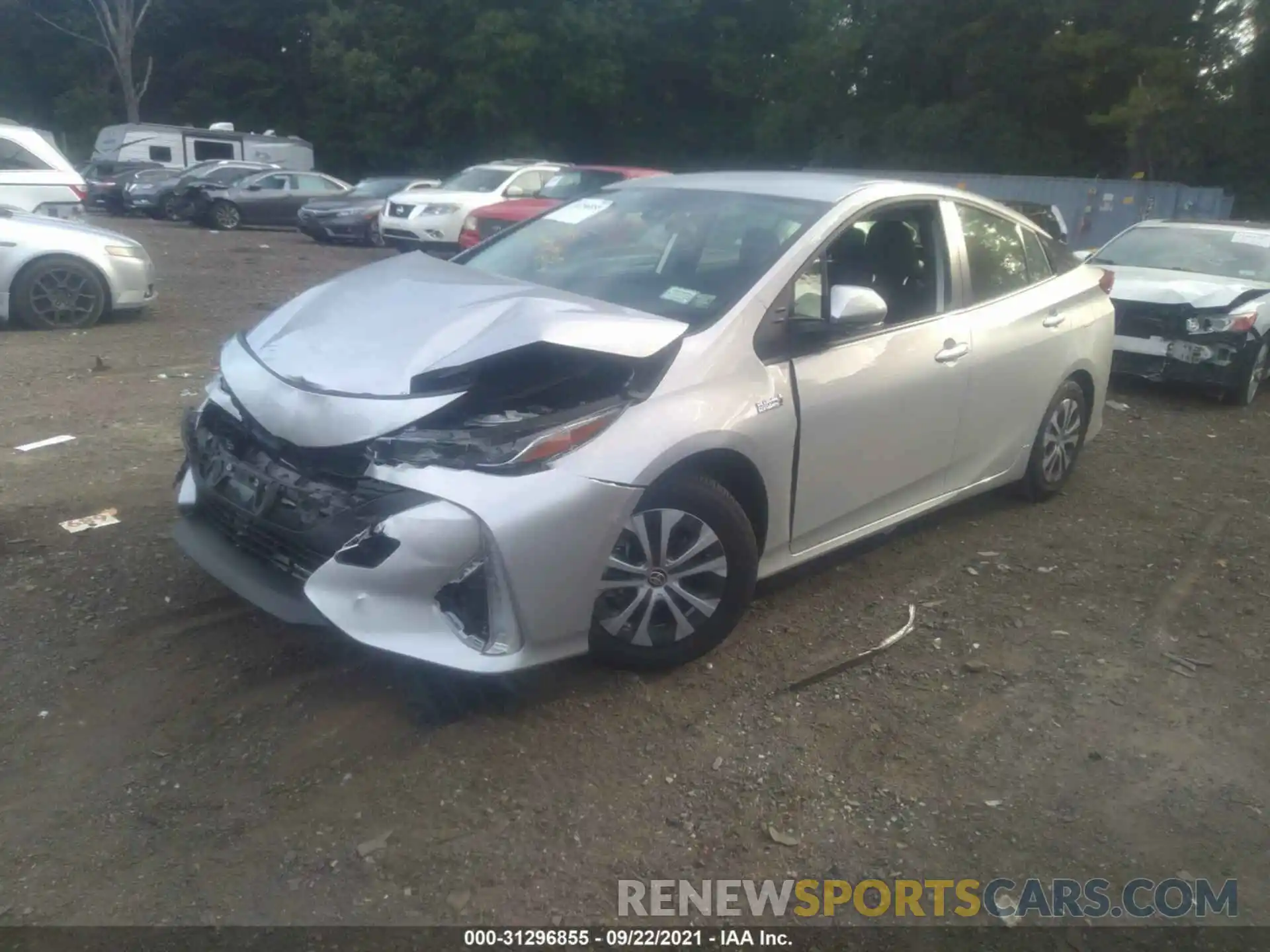 2 Photograph of a damaged car JTDKAMFP1M3177226 TOYOTA PRIUS PRIME 2021