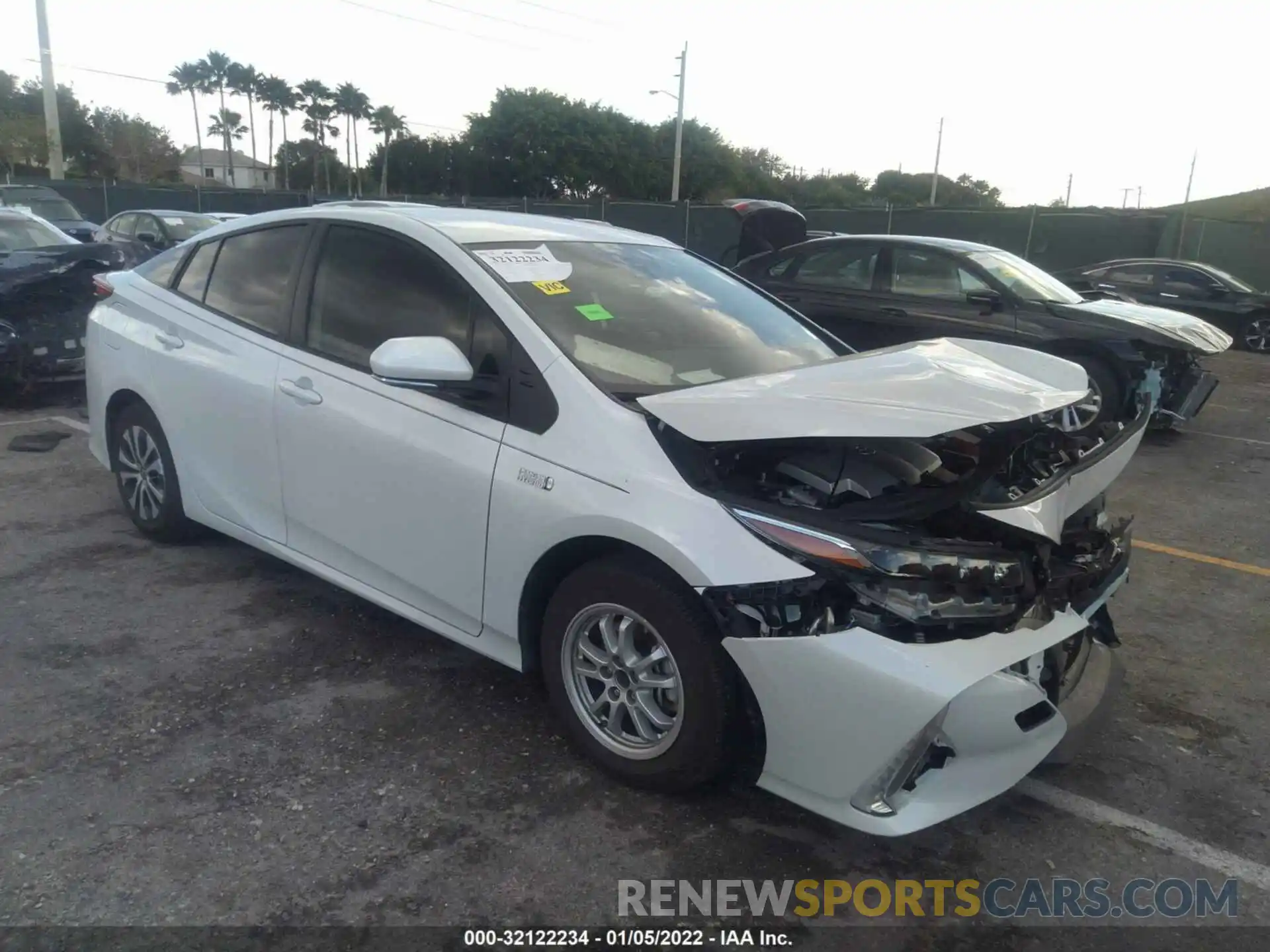 1 Photograph of a damaged car JTDKAMFP1M3178103 TOYOTA PRIUS PRIME 2021