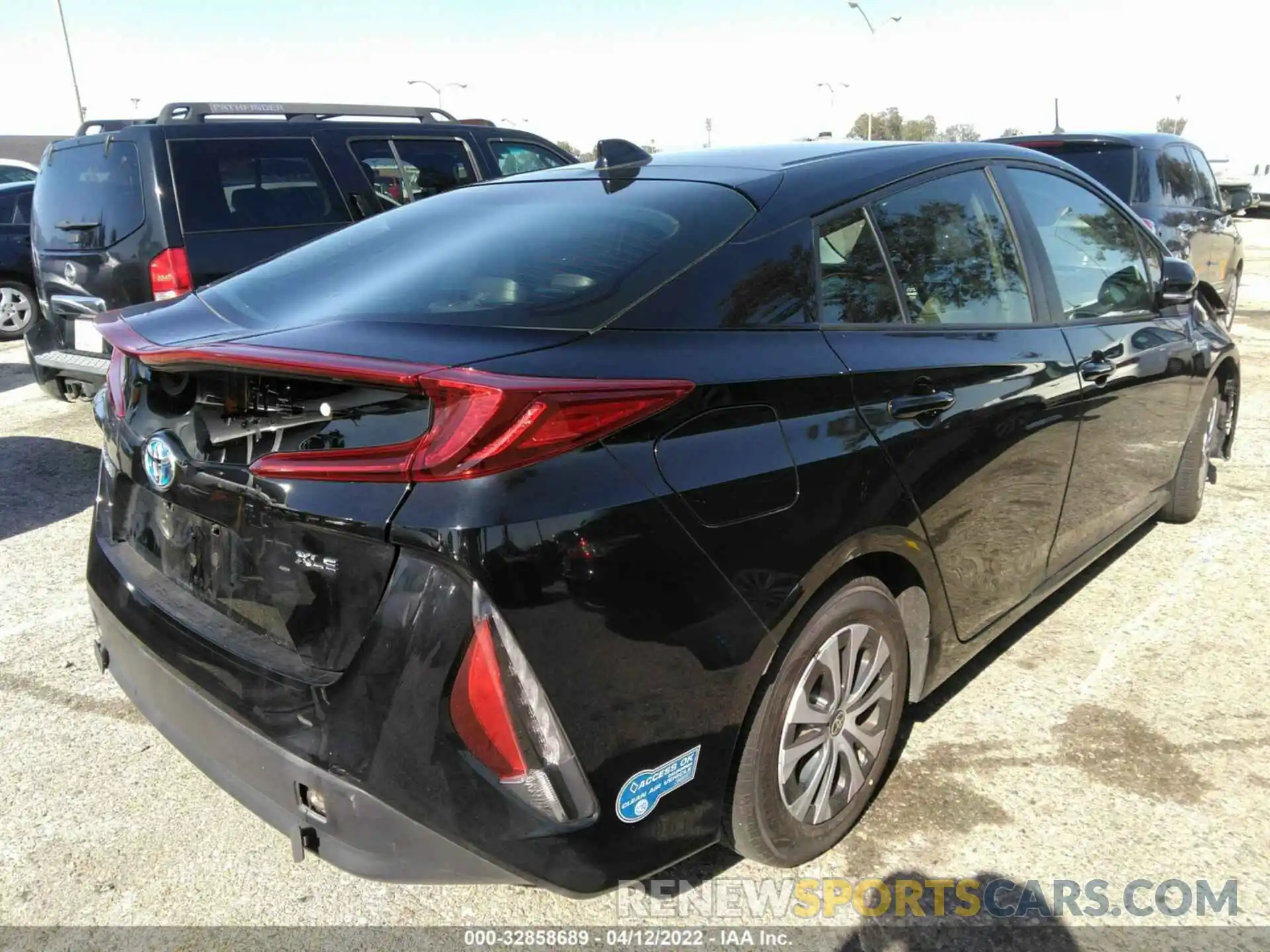 4 Фотография поврежденного автомобиля JTDKAMFP1M3180837 TOYOTA PRIUS PRIME 2021