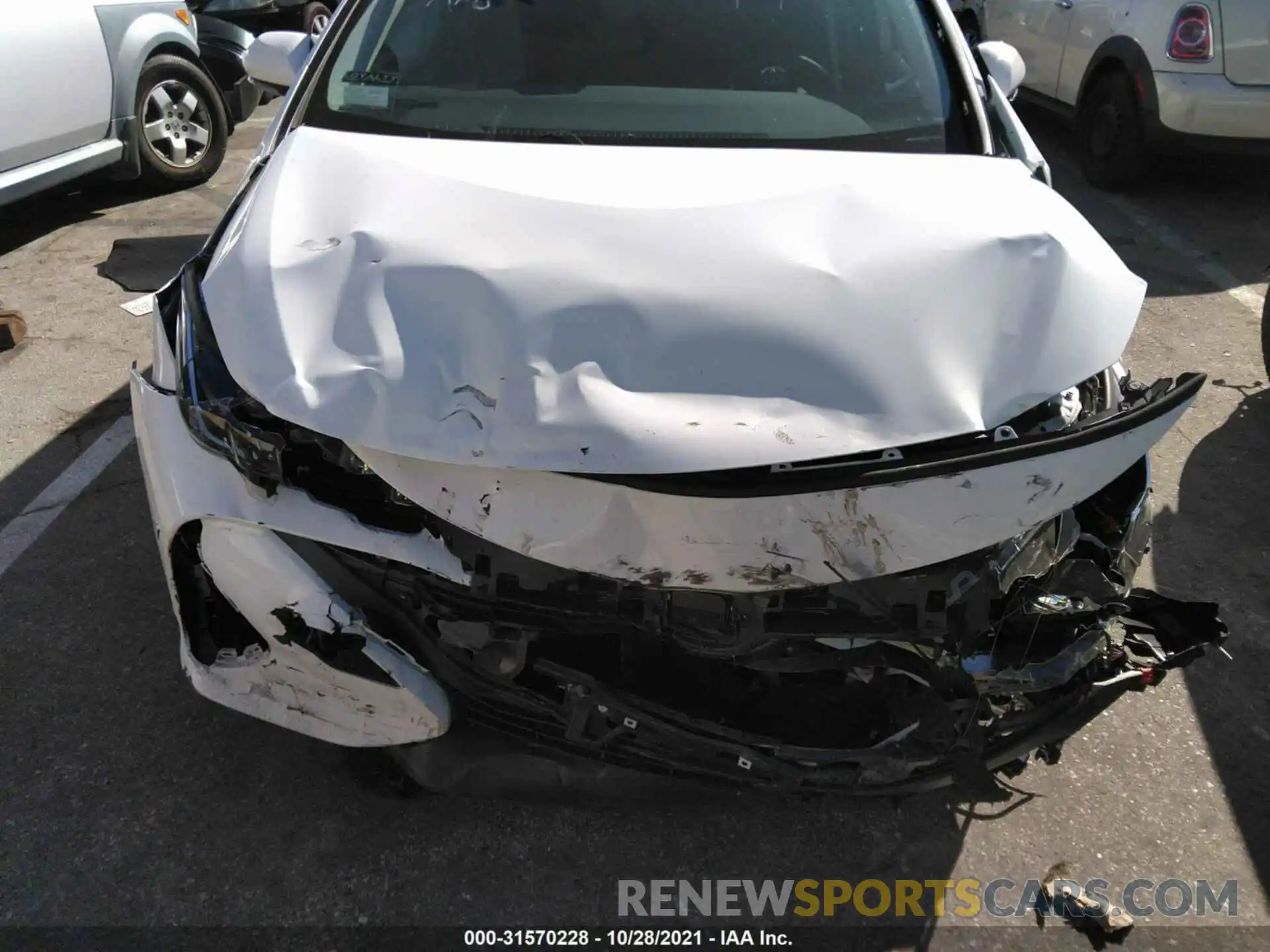 10 Photograph of a damaged car JTDKAMFP1M3185035 TOYOTA PRIUS PRIME 2021