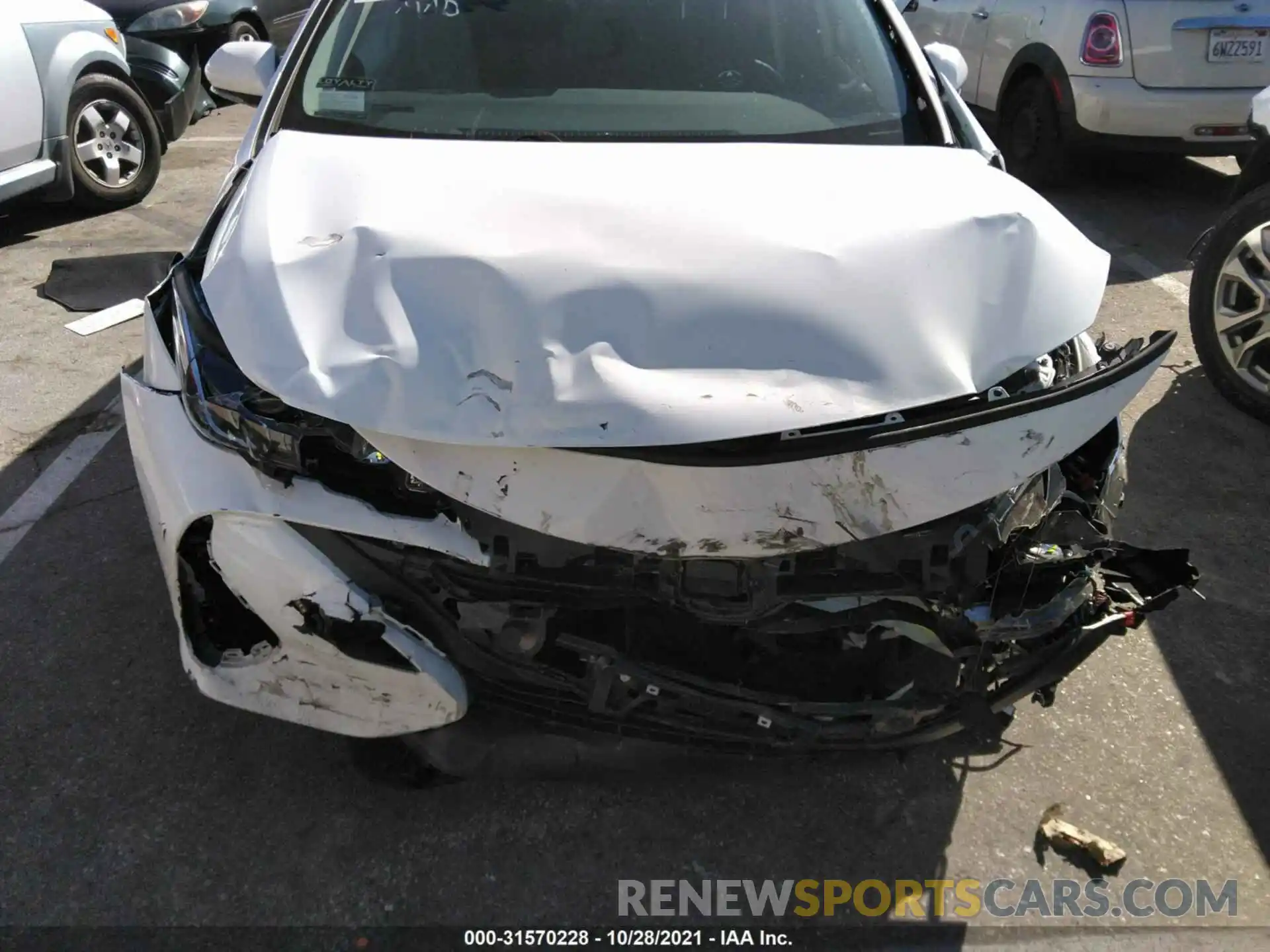 6 Photograph of a damaged car JTDKAMFP1M3185035 TOYOTA PRIUS PRIME 2021